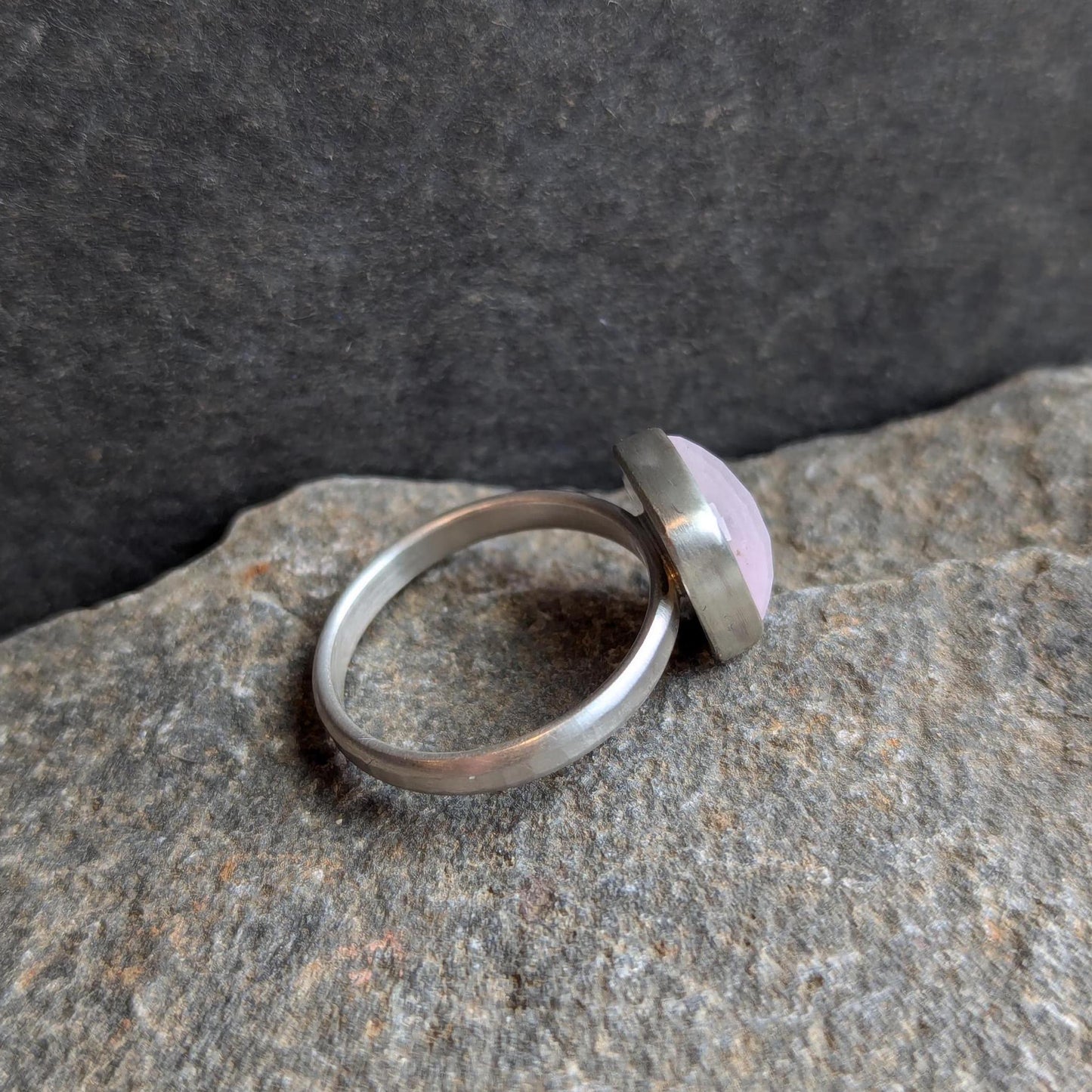 Pink Kunzite Ring - Size 6.75