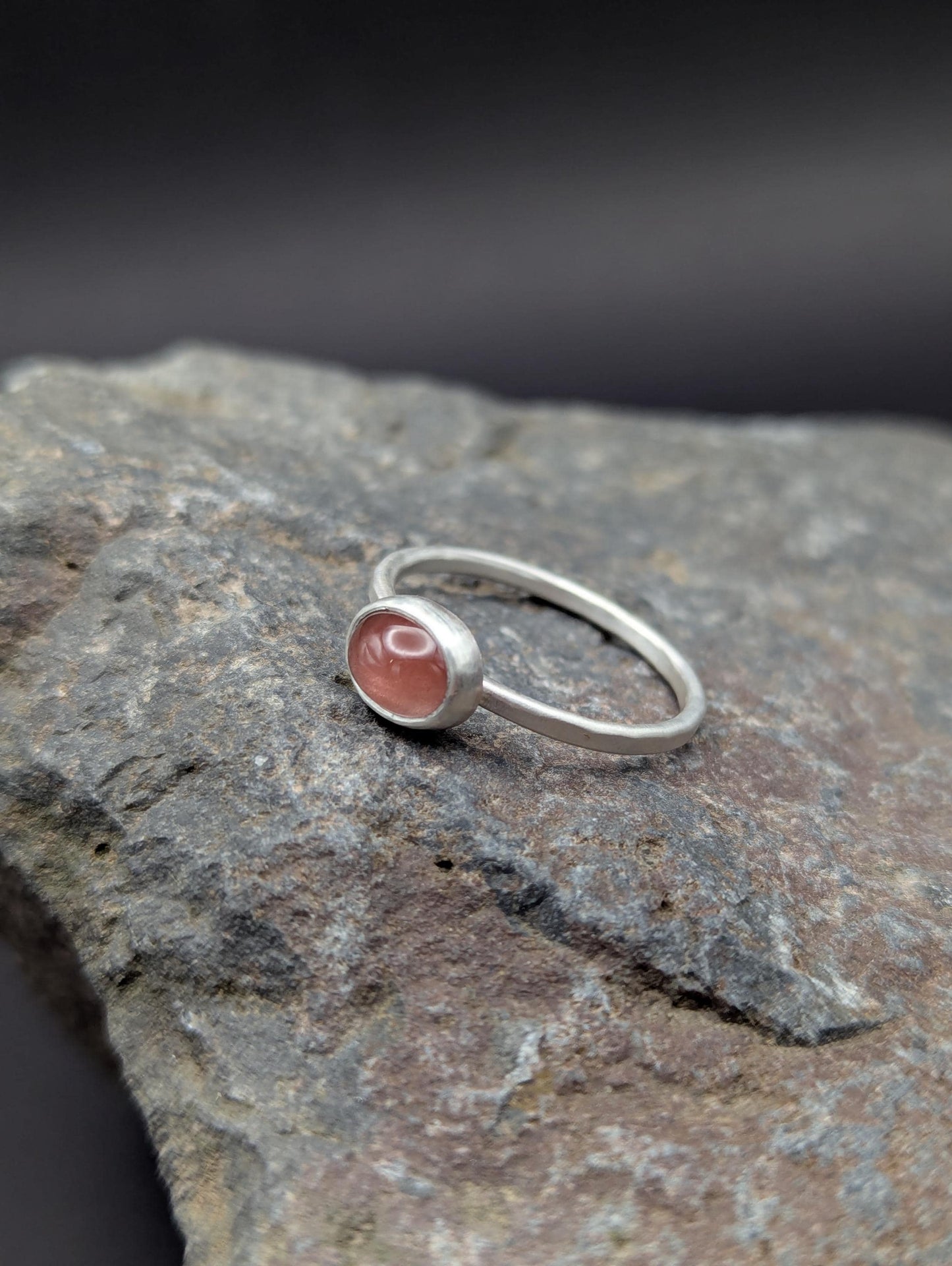 Shimmering Oregon Sunstone Ring - Size 9.25