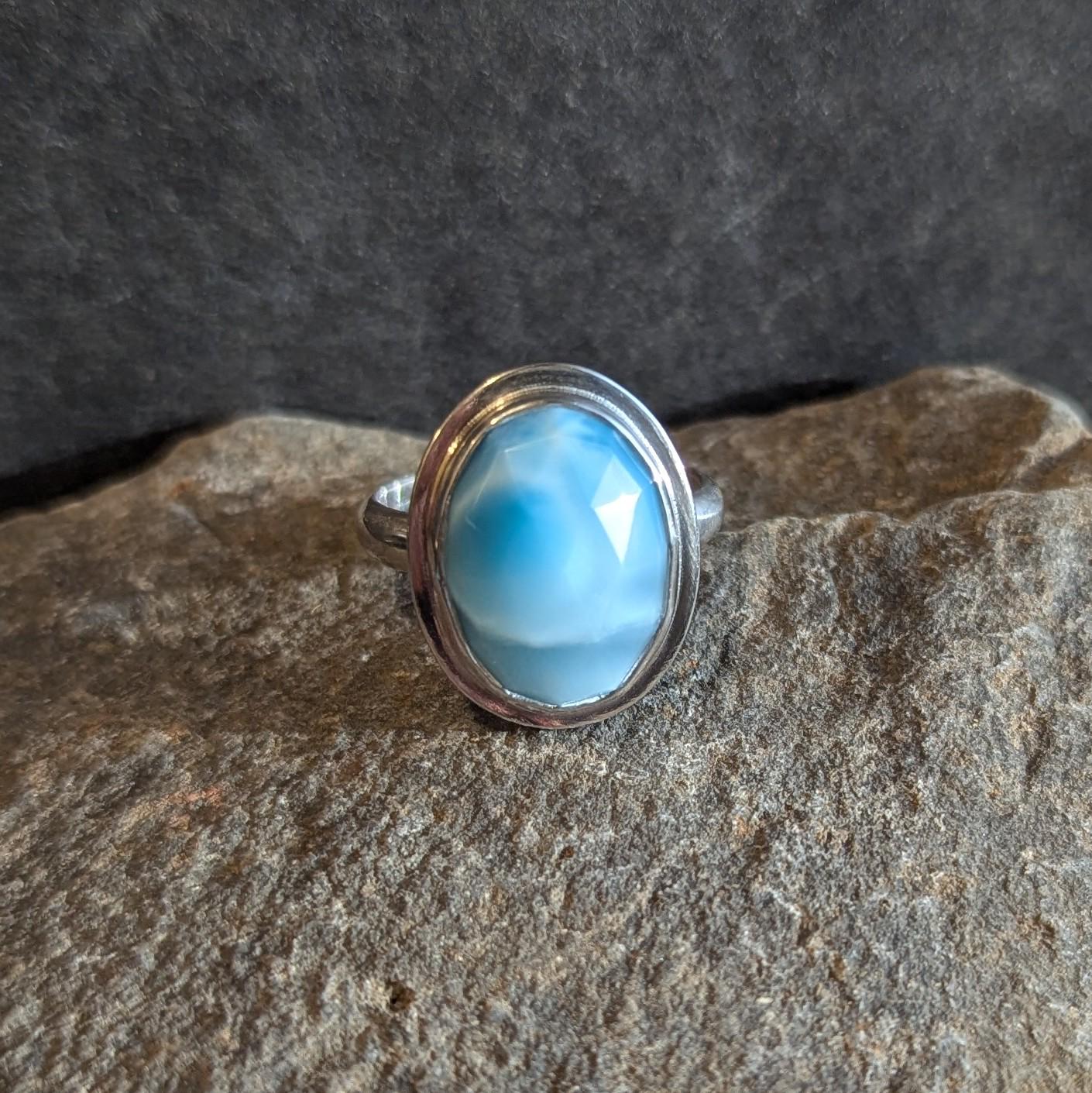 Larimar Ring - Size 7.5