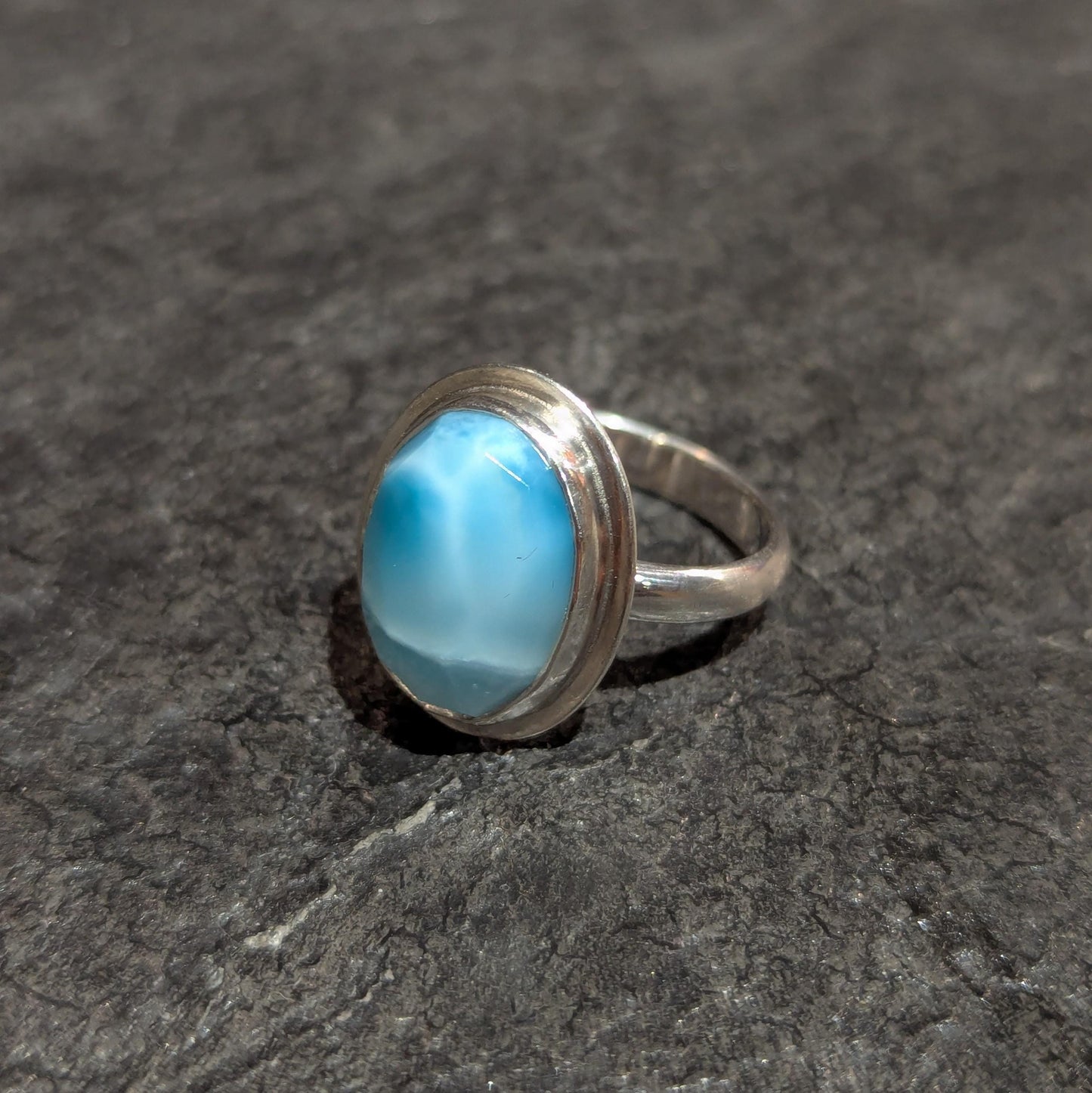 Larimar Ring - Size 7.5
