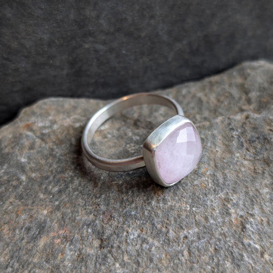 Pink Kunzite Ring - Size 6.75