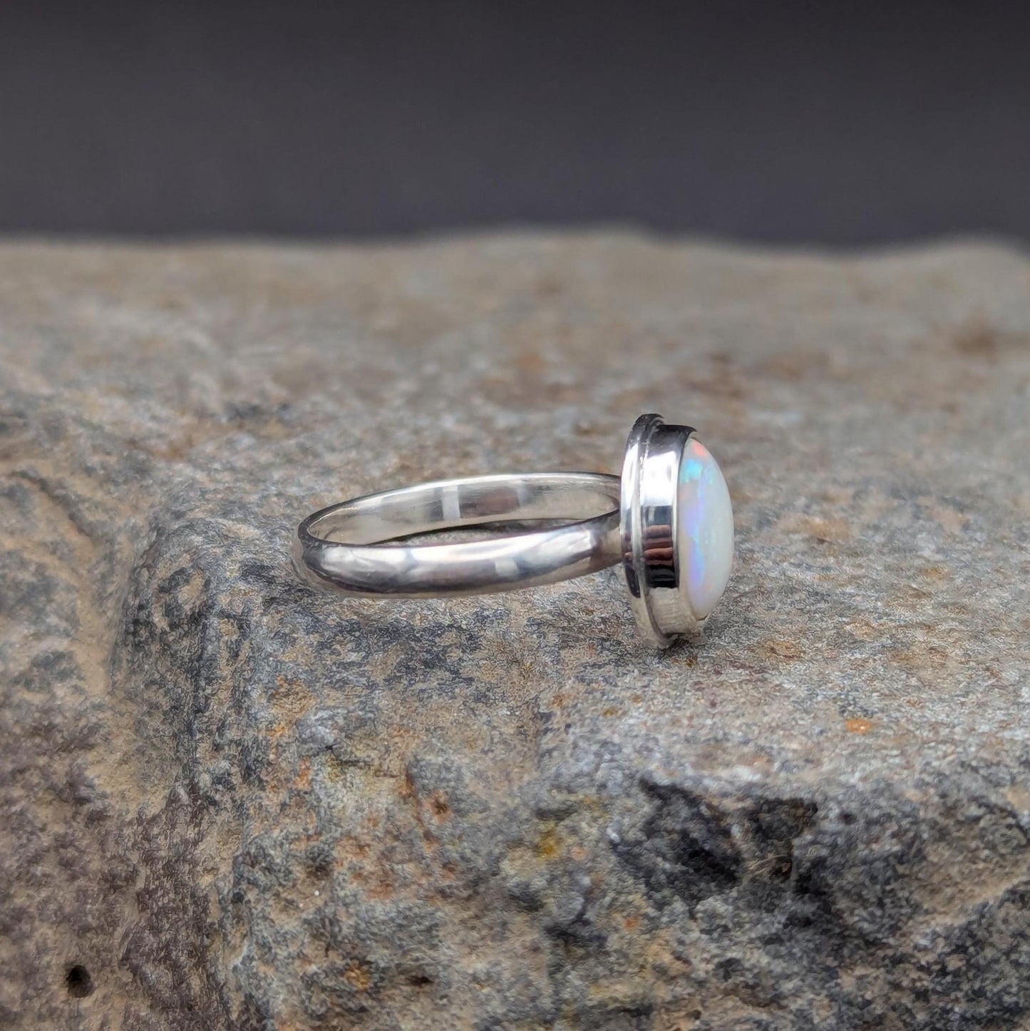 Australian Opal Ring - Size 5
