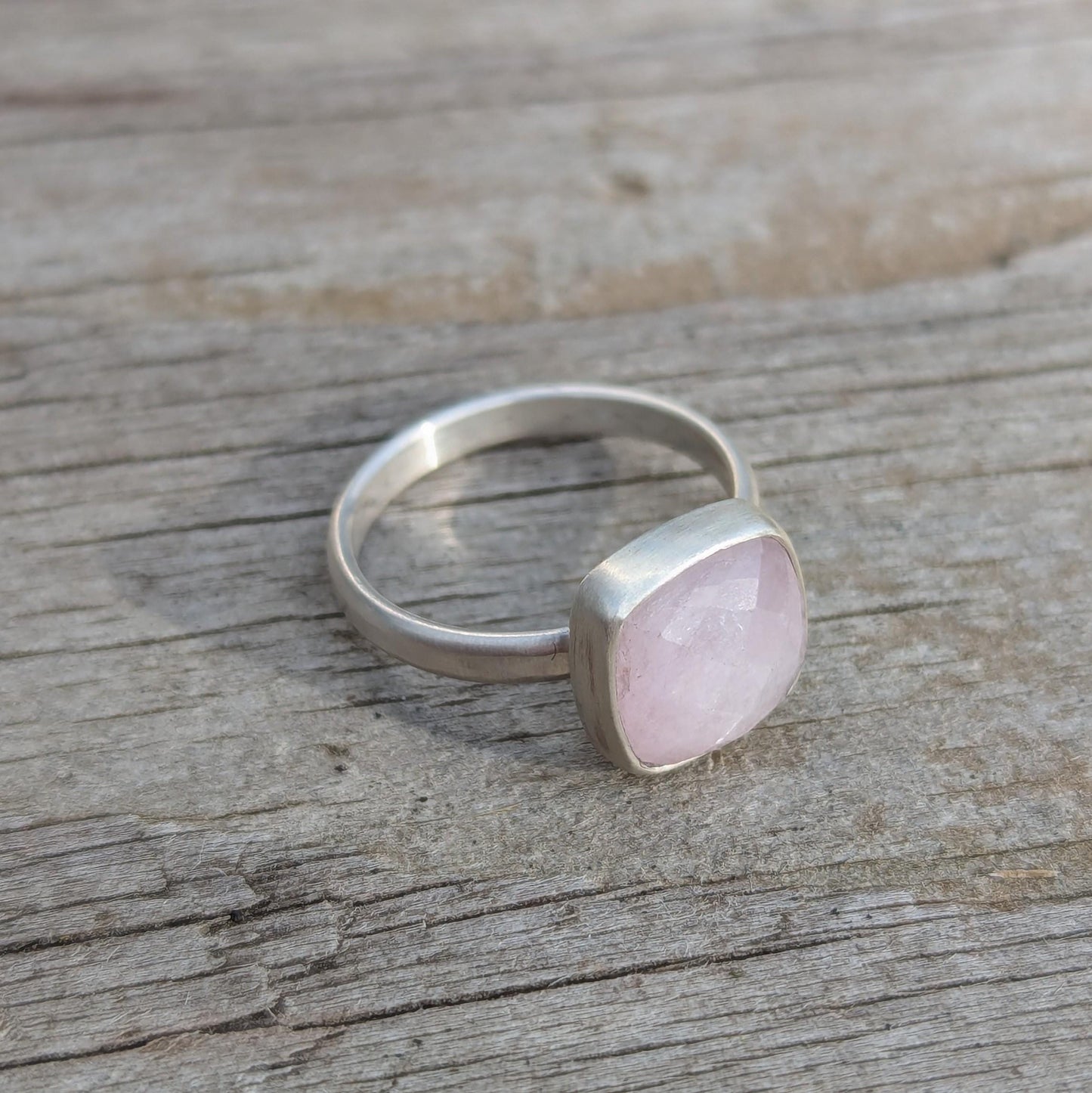Pink Kunzite Ring - Size 6.75