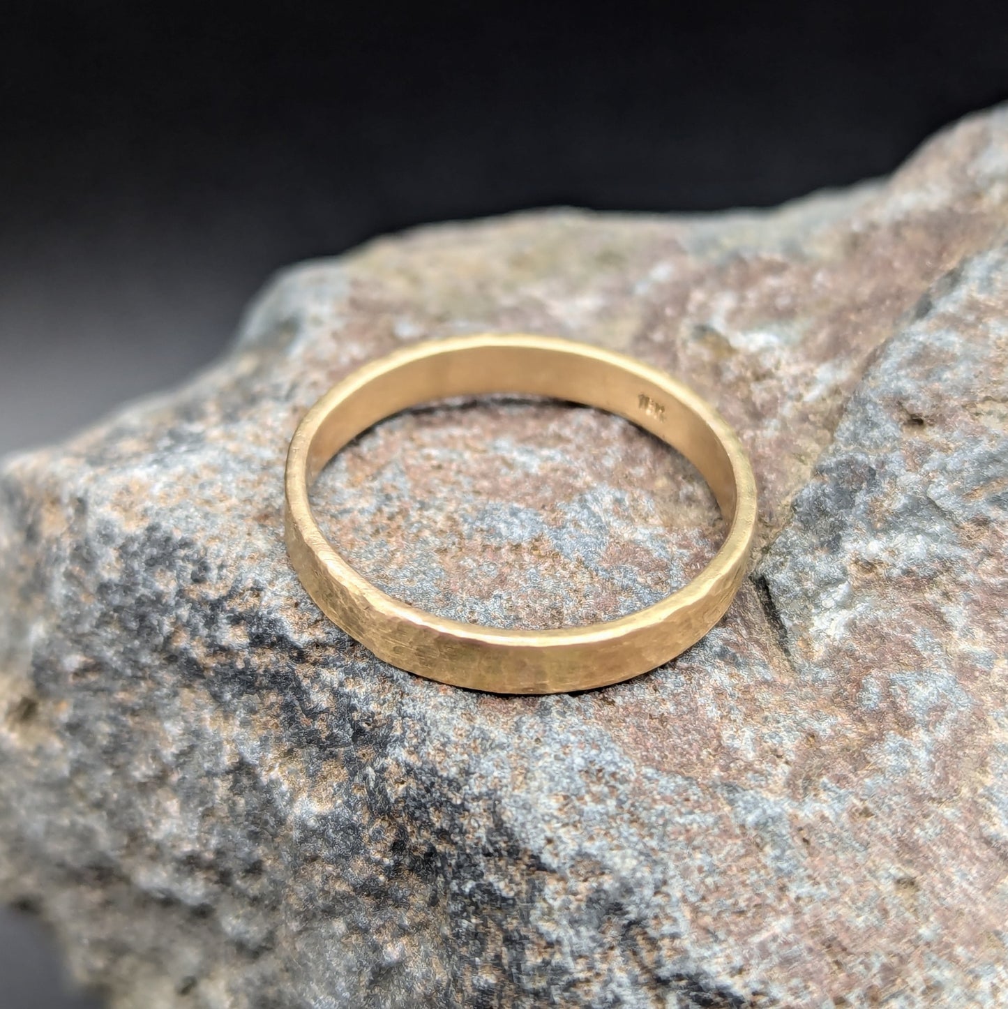 Textured 18 Karat Gold Ring