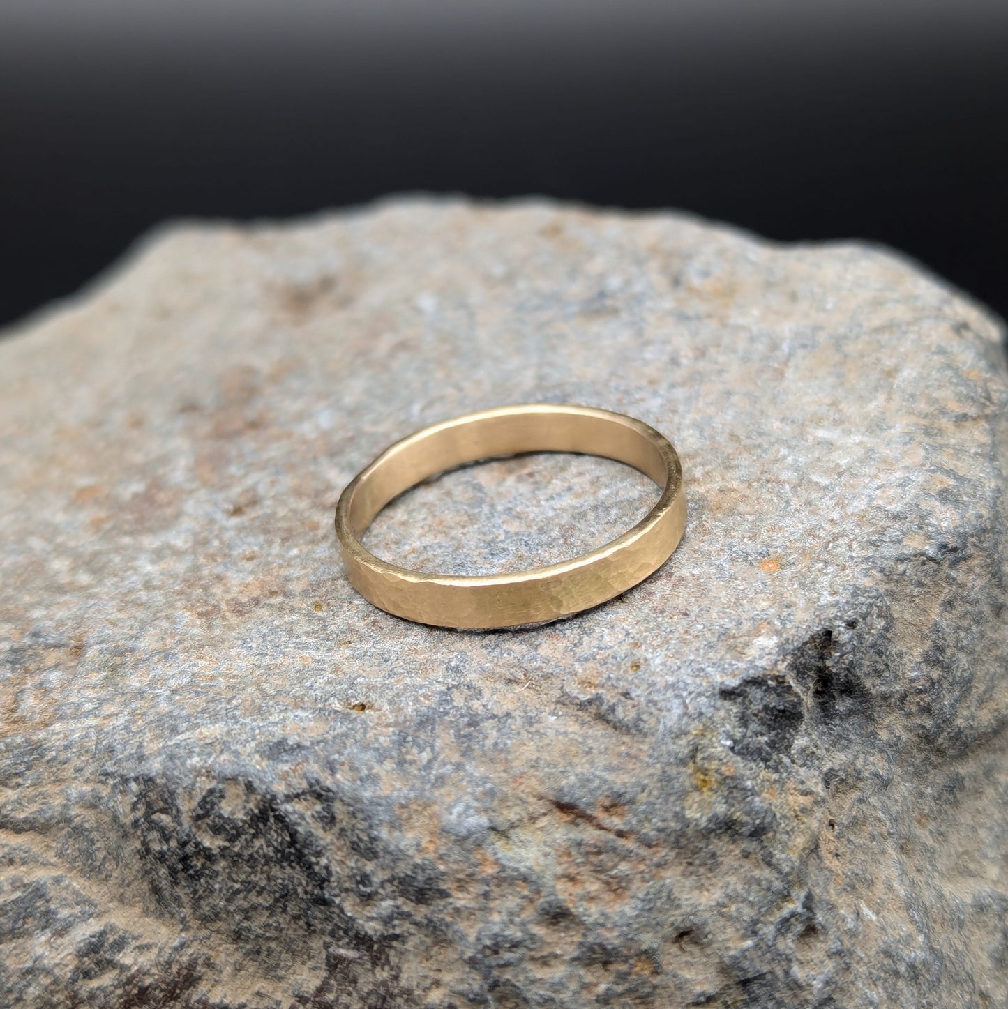 Textured 18 Karat Gold Ring