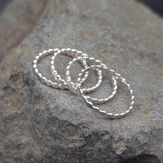 Silver Dot Stackers