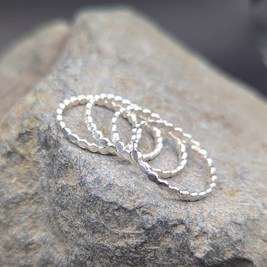Silver Dot Stackers