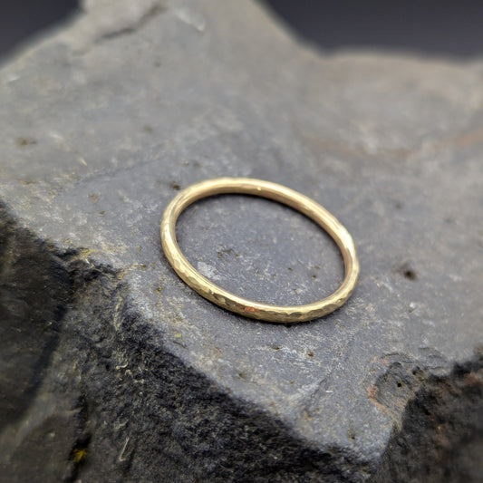 Solid 18 Karat Gold Stacker