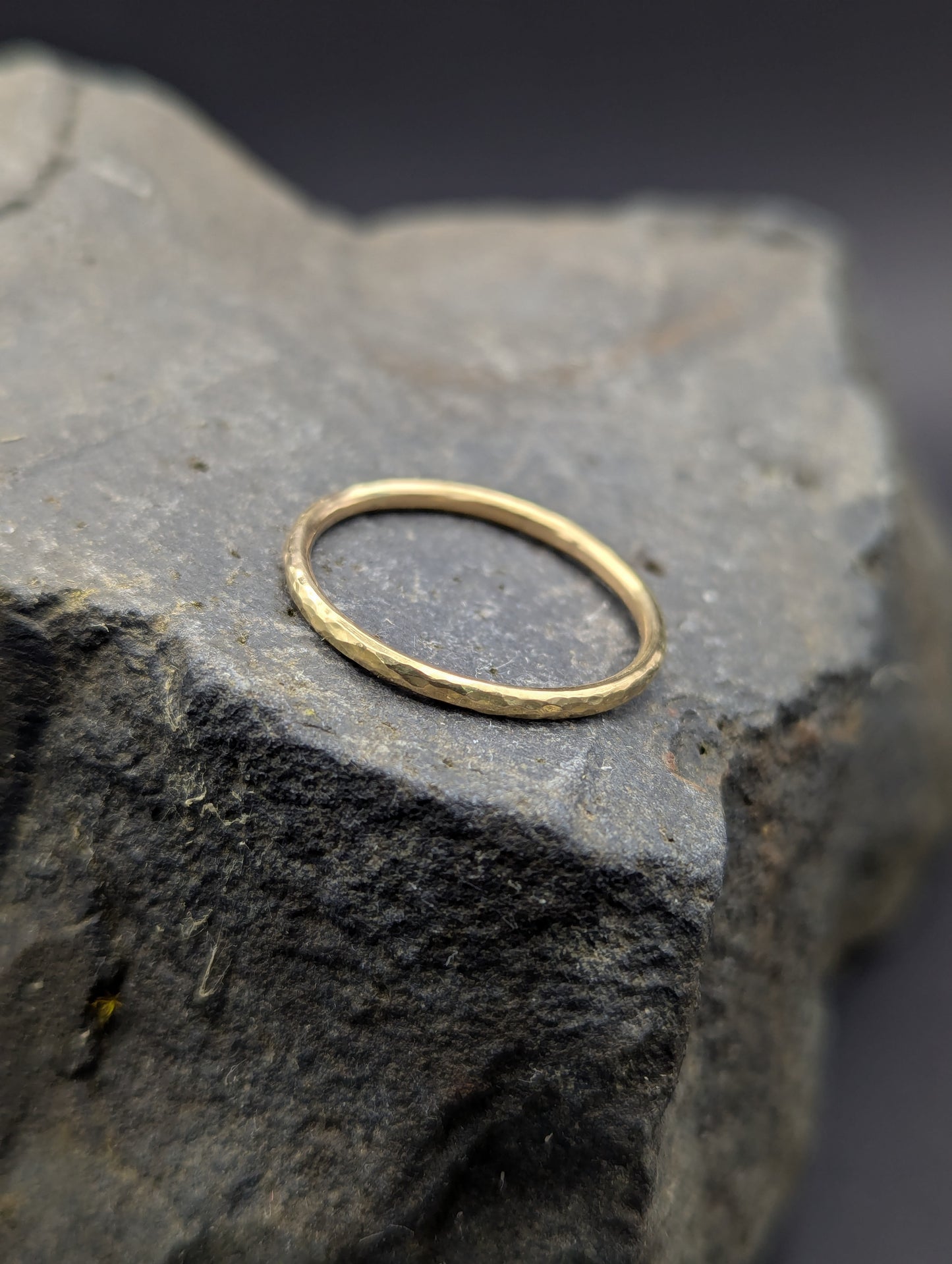 Solid 18 Karat Gold Stacker