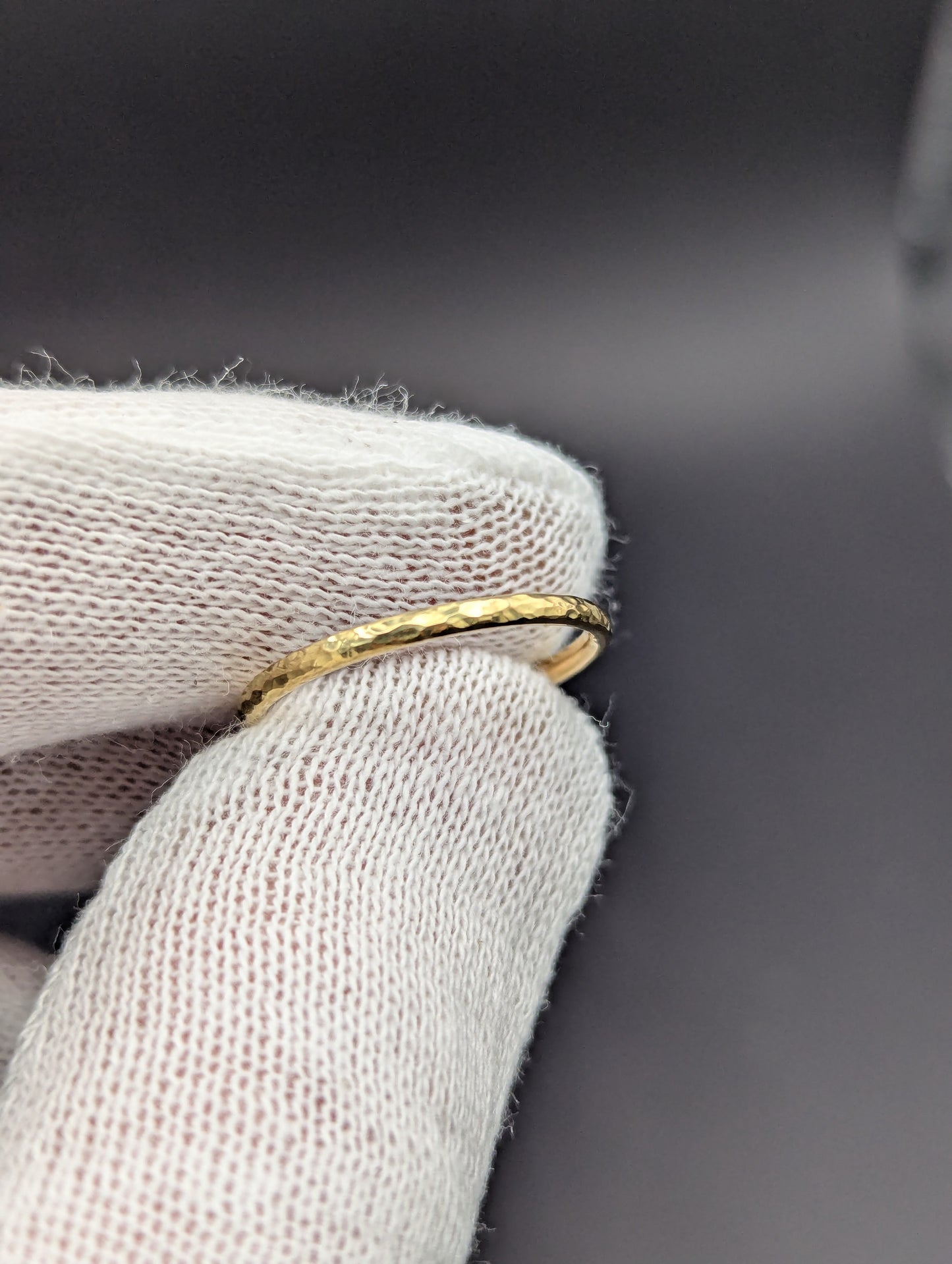 Solid 18 Karat Gold Stacker