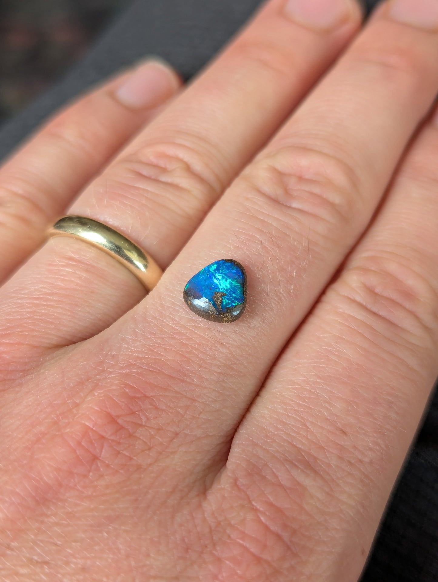 Australian Boulder Opal Polished Stone