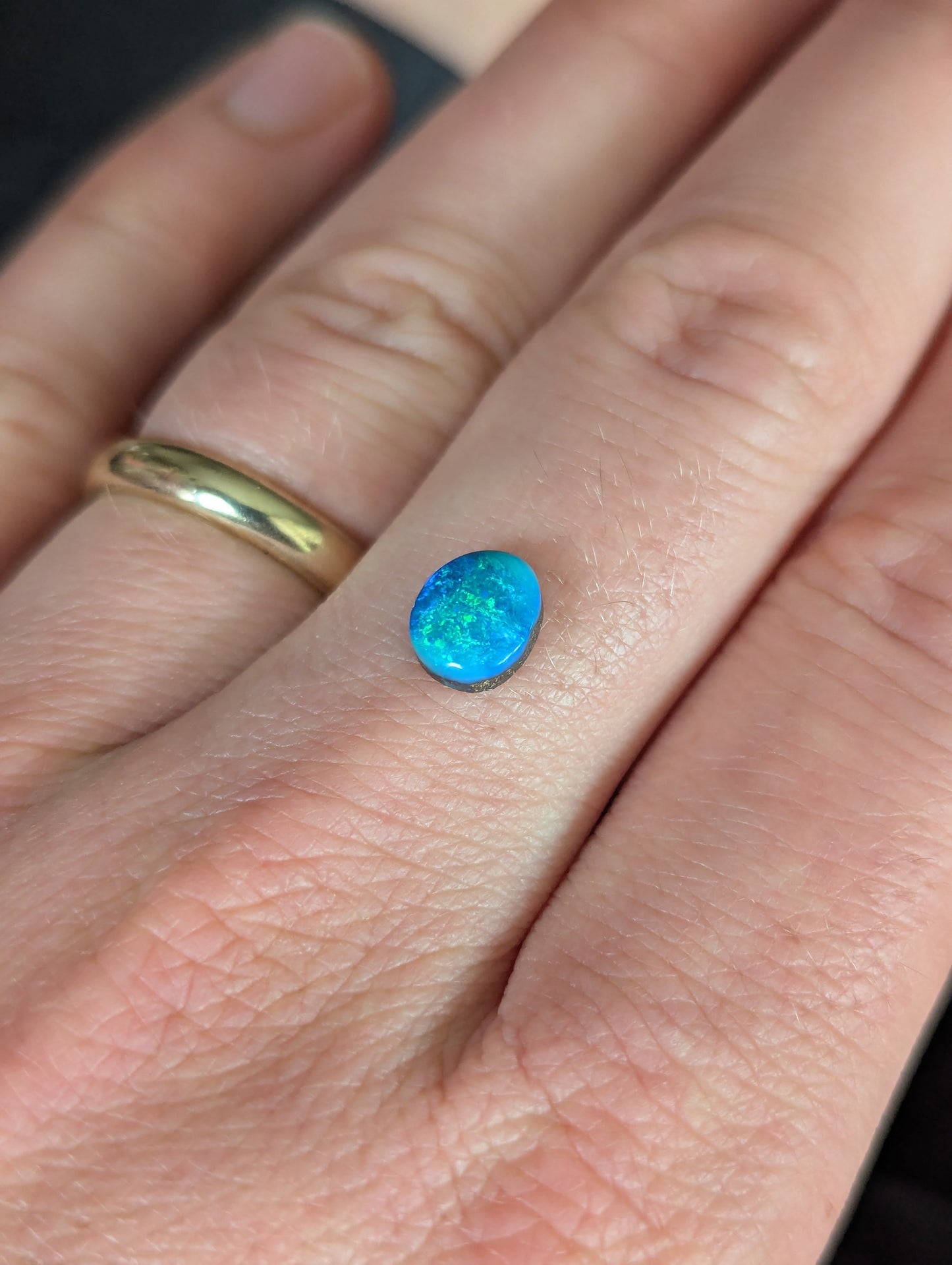 Australian Boulder Opal Cut Stone