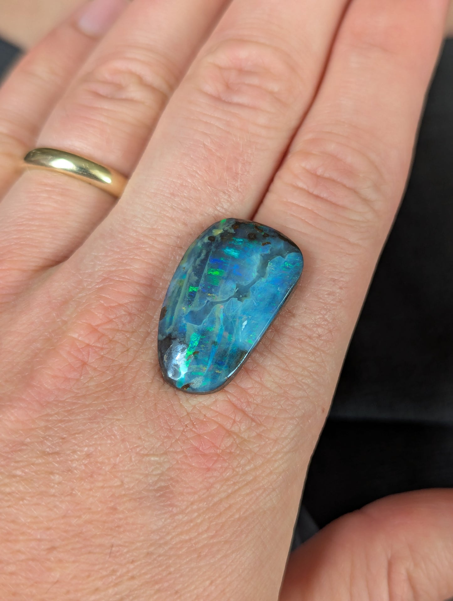 Australian Boulder Opal Polished Stone