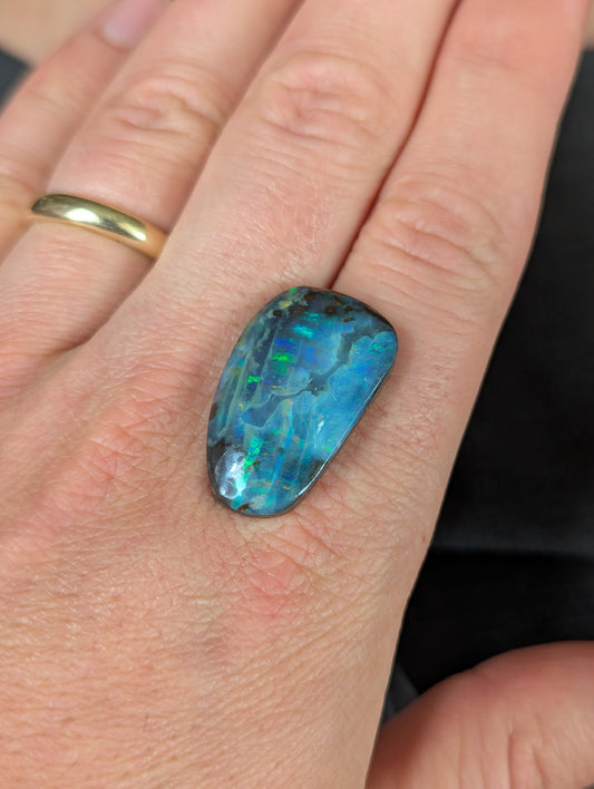 Australian Boulder Opal Polished Stone
