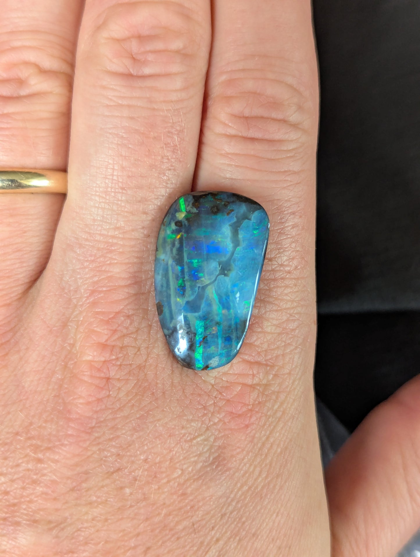 Australian Boulder Opal Polished Stone