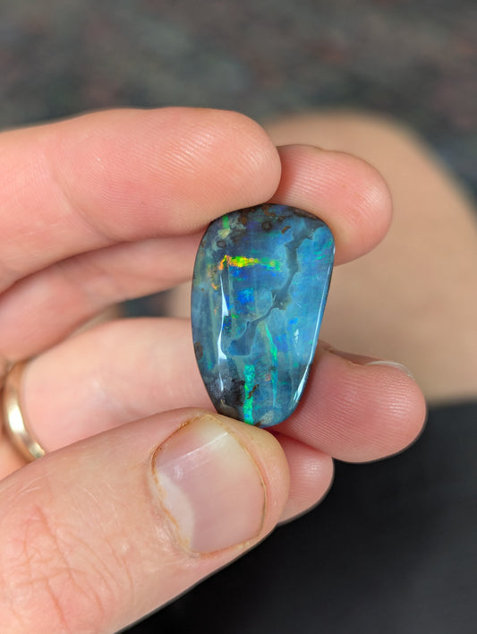 Australian Boulder Opal Polished Stone