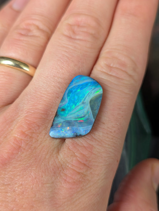 Australian Boulder Opal Polished Stone