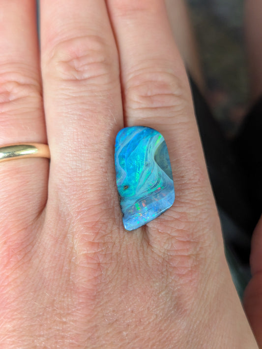 Australian Boulder Opal Polished Stone