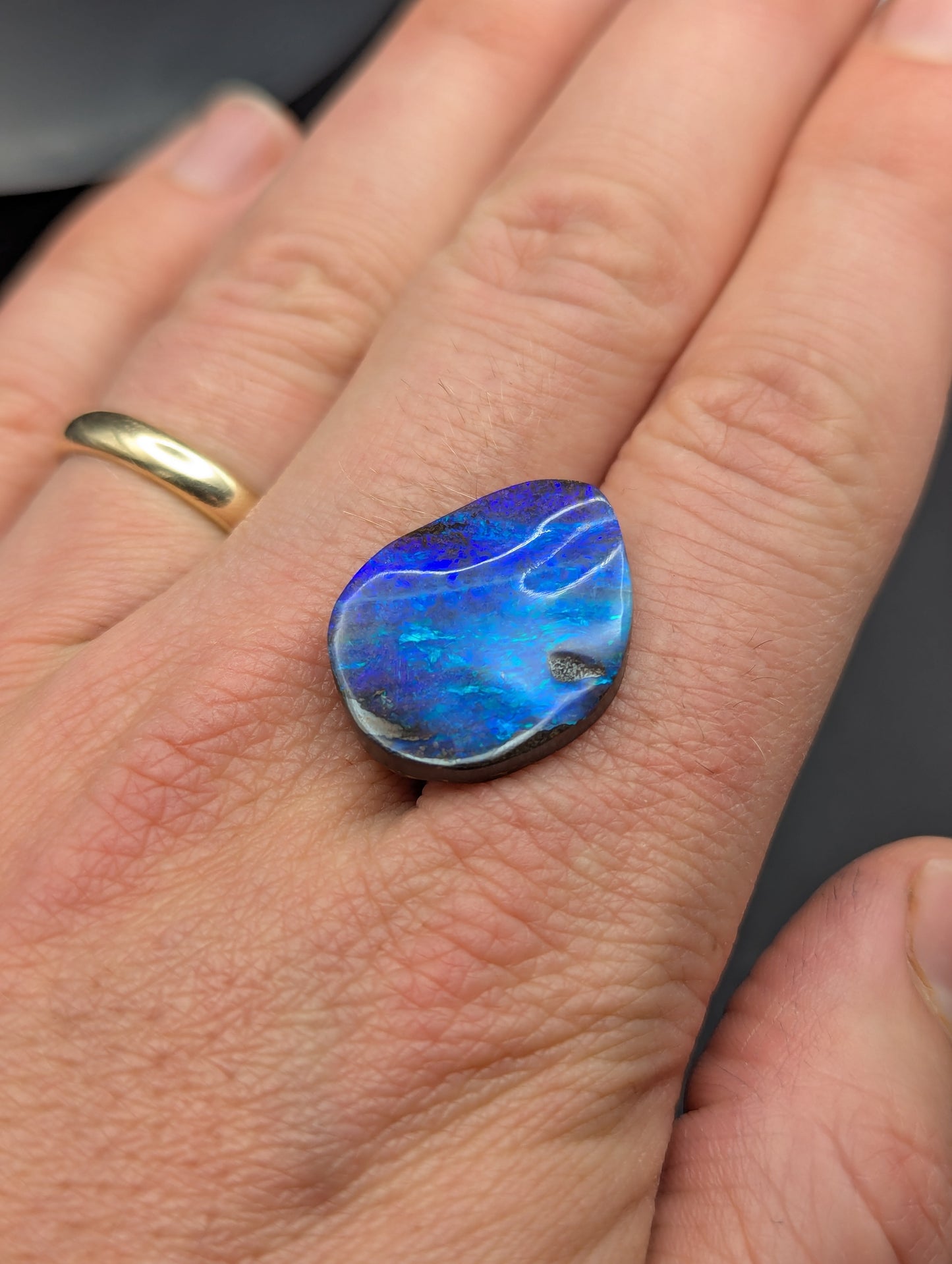 Australian Boulder Opal Polished Stone