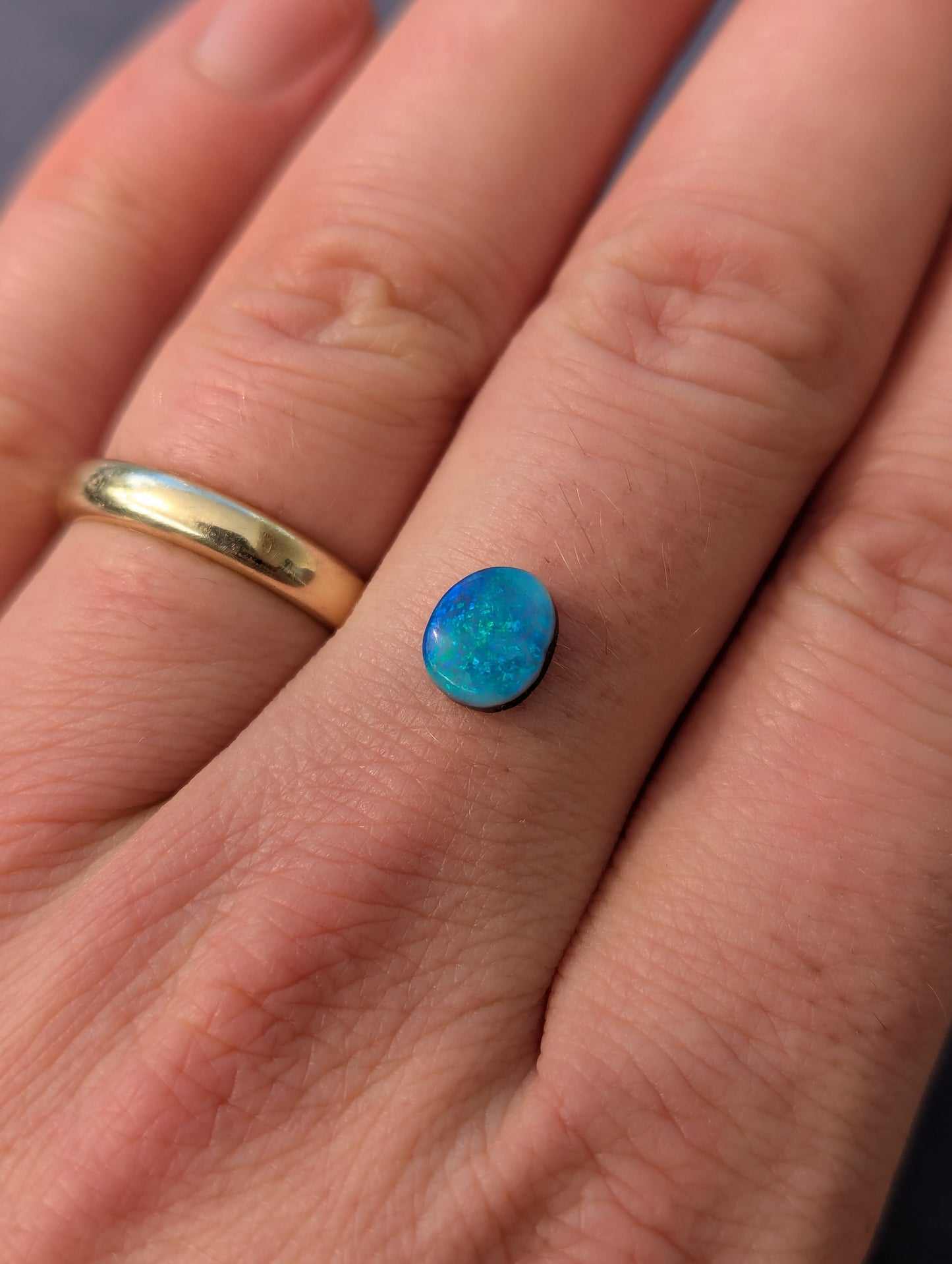 Australian Boulder Opal Cut Stone