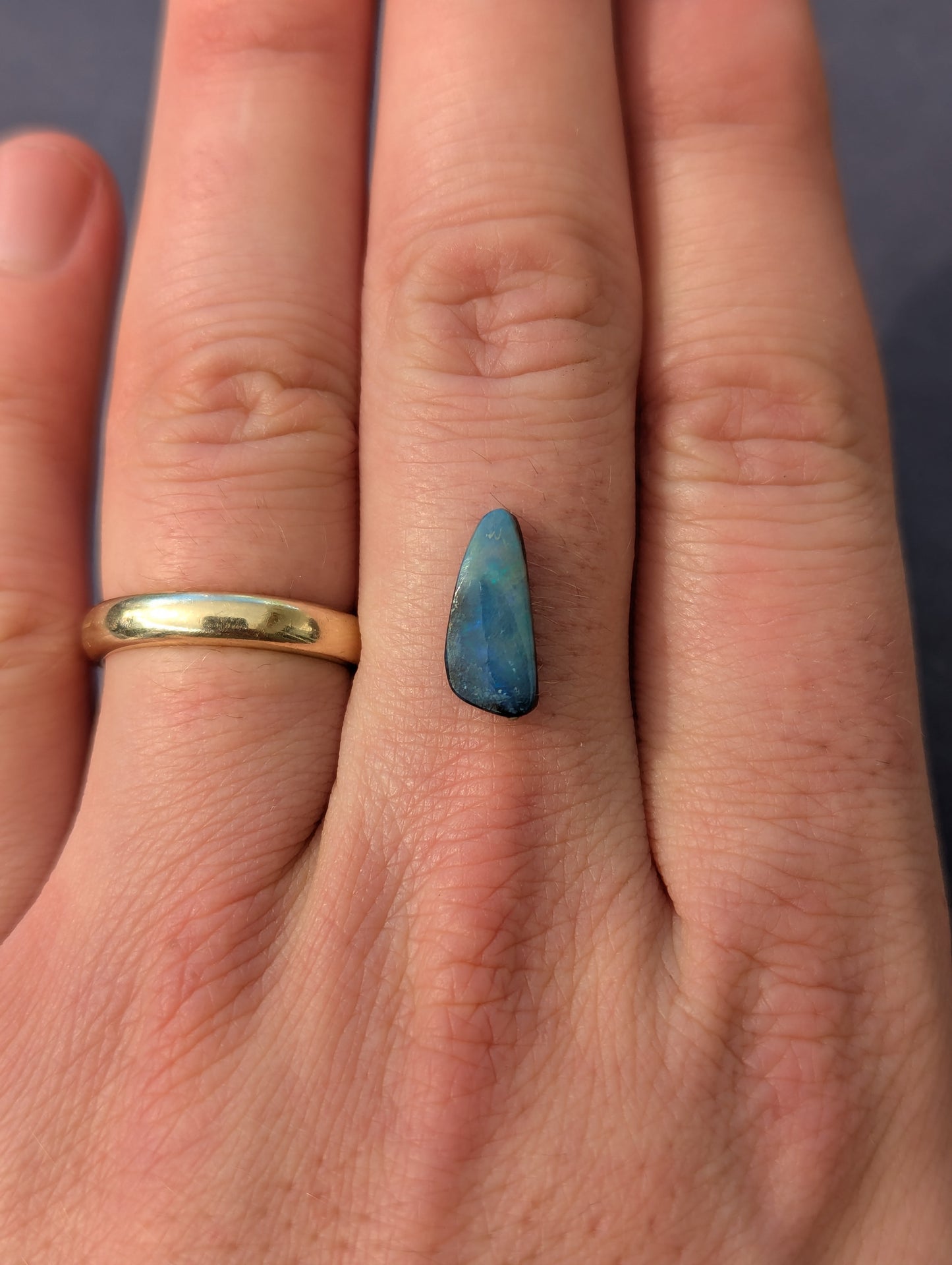 Australian Boulder Opal Cut Stone
