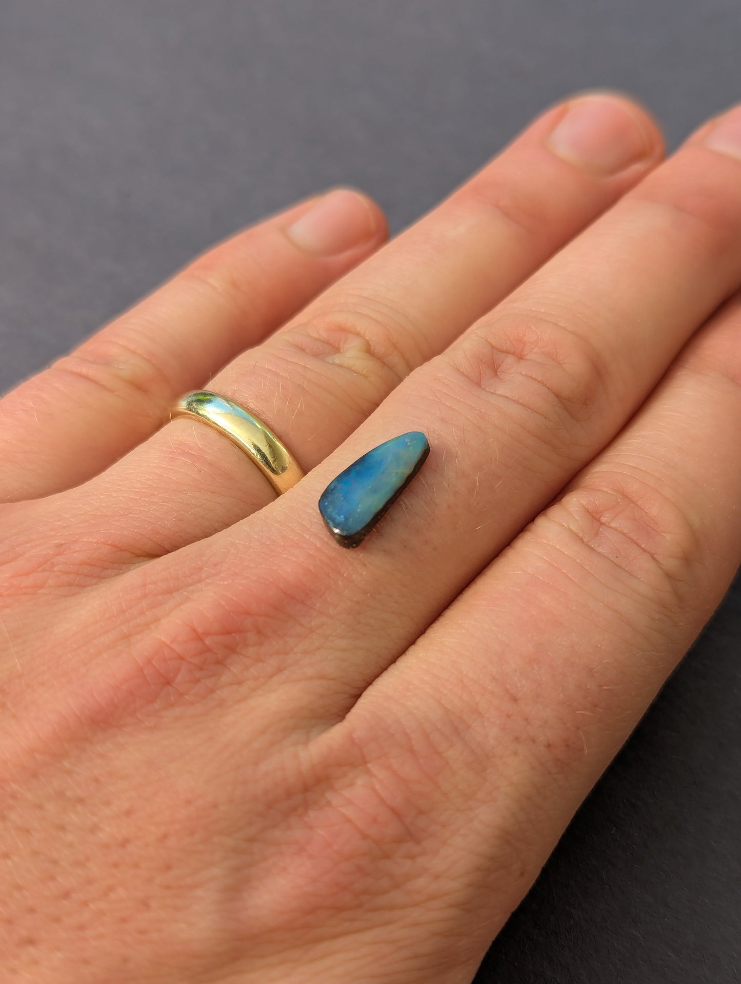 Australian Boulder Opal Cut Stone