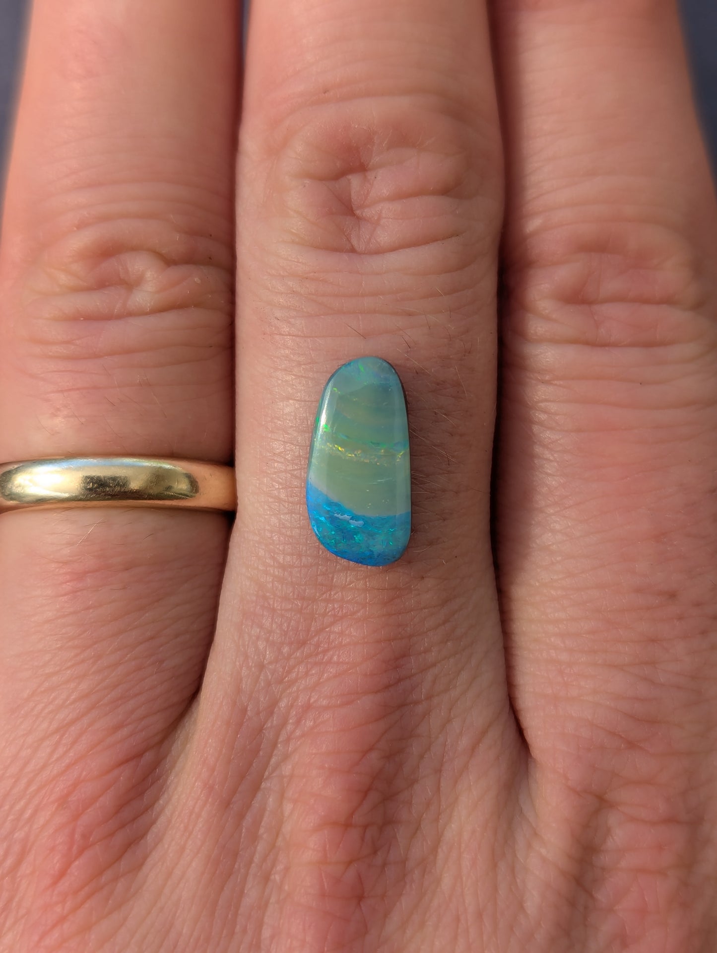 Australian Boulder Opal Cut Stone