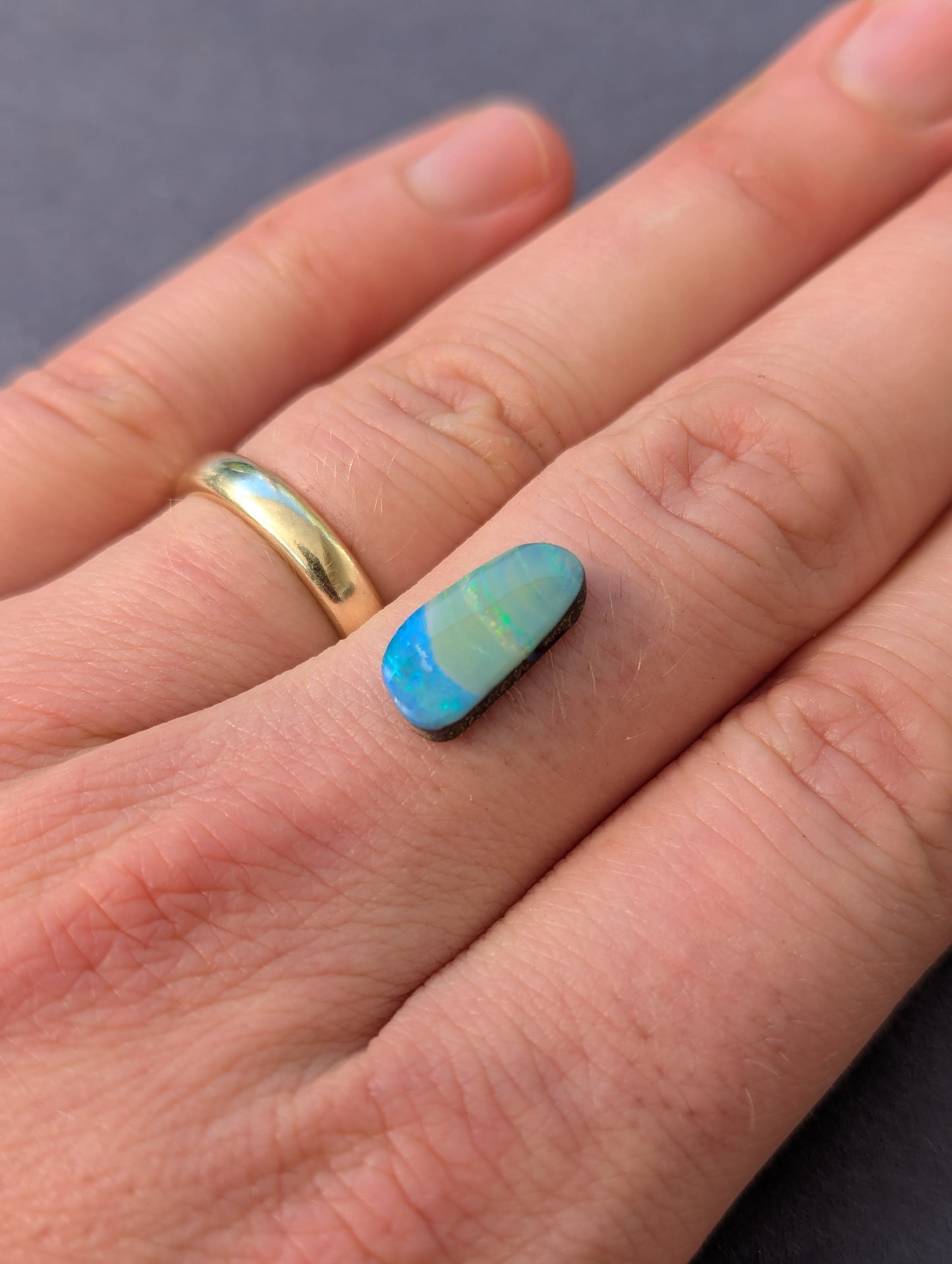 Australian Boulder Opal Cut Stone