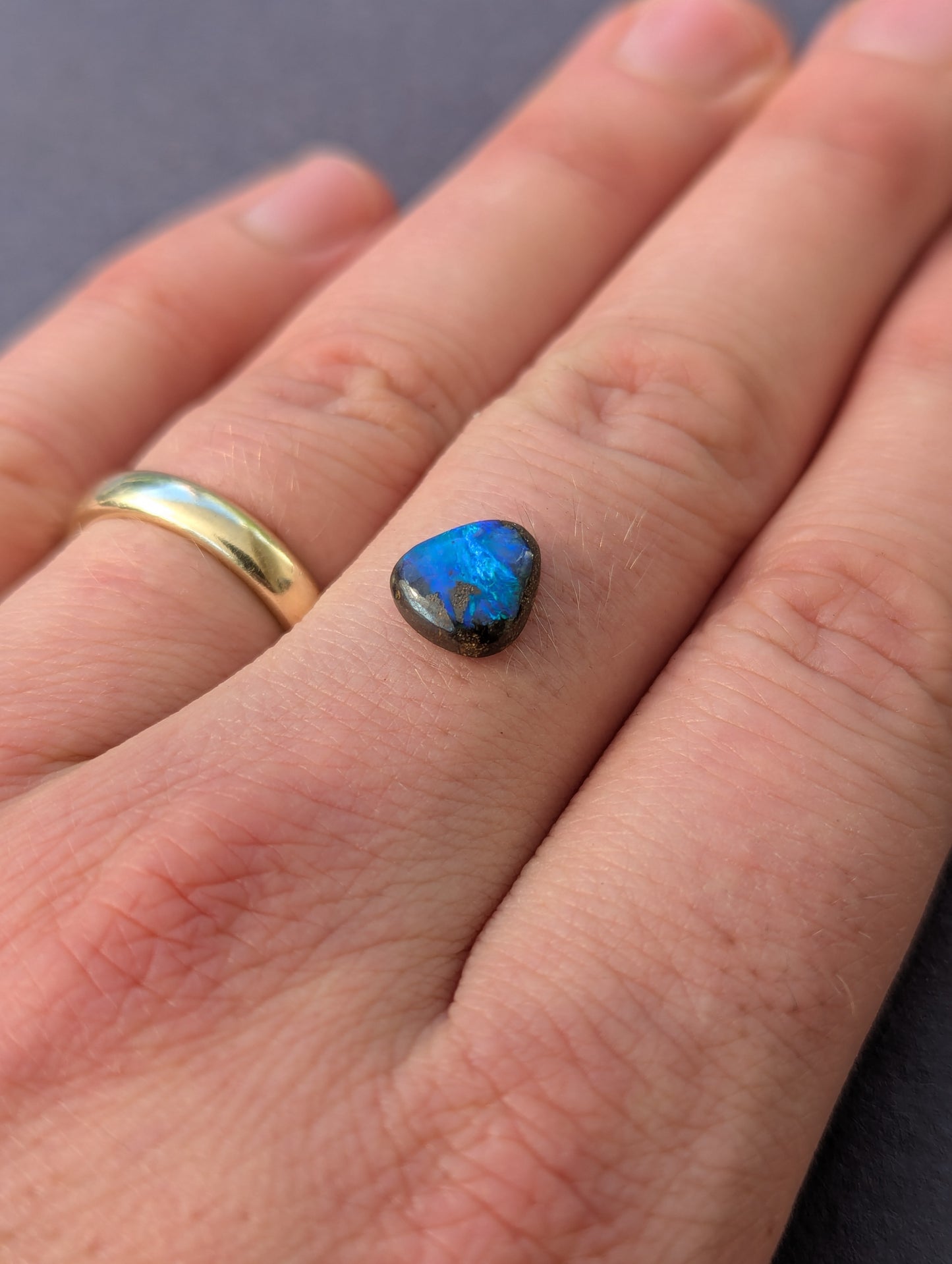 Australian Boulder Opal Polished Stone