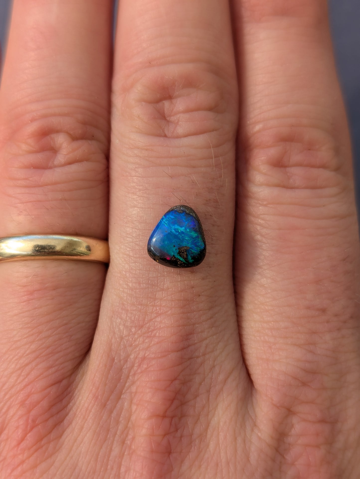 Australian Boulder Opal Polished Stone