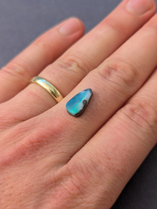 Australian Boulder Opal Cut Stone