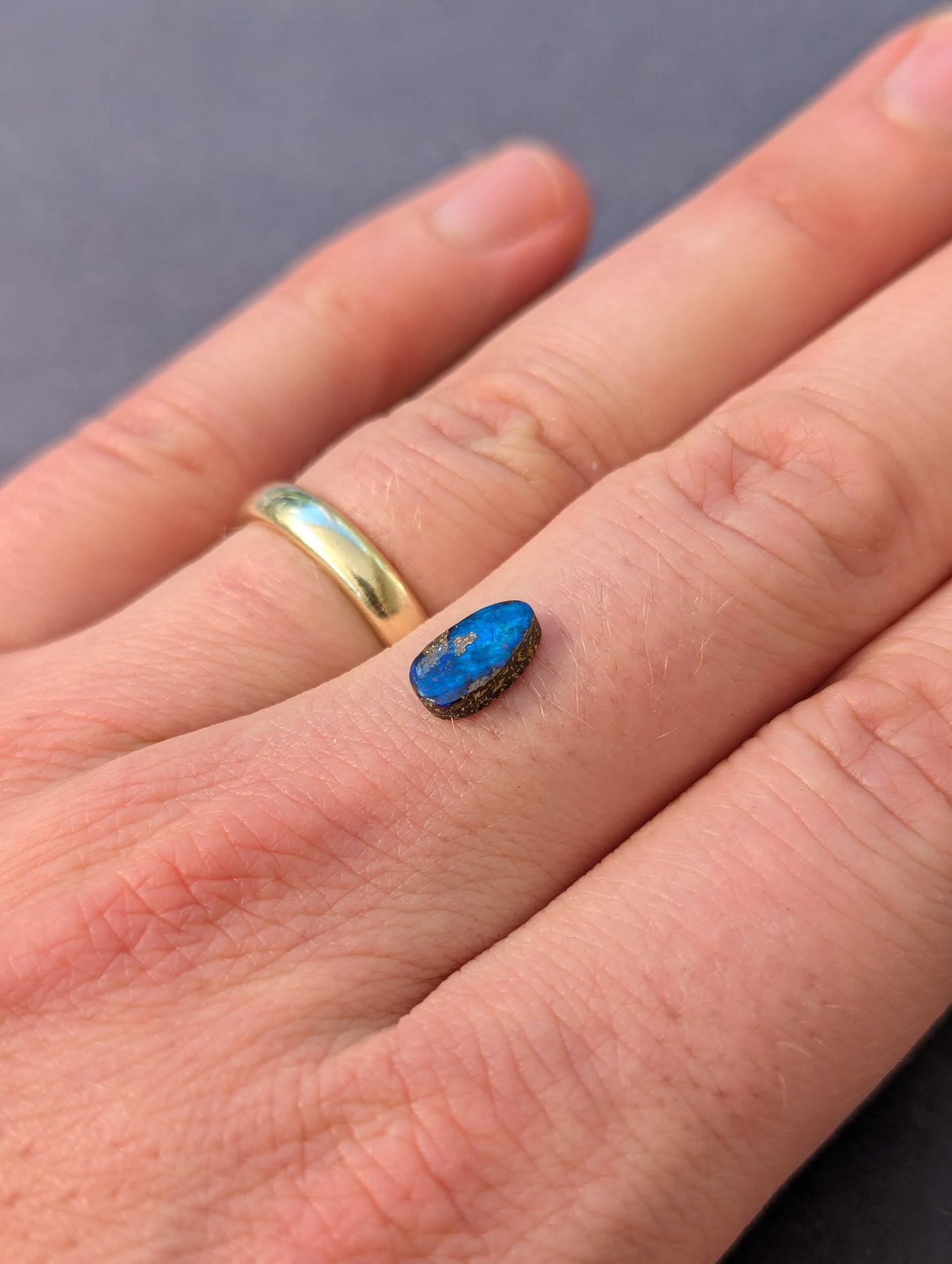 Australian Boulder Opal Cut Stone