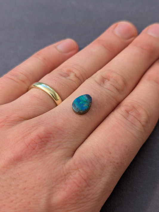 Australian Boulder Opal Cut Stone