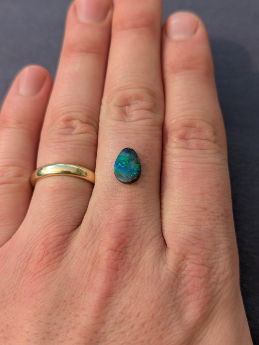 Australian Boulder Opal Cut Stone