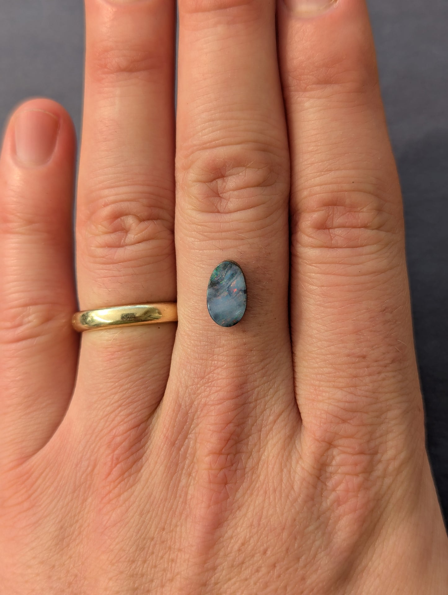 Australian Boulder Opal Cut Stone