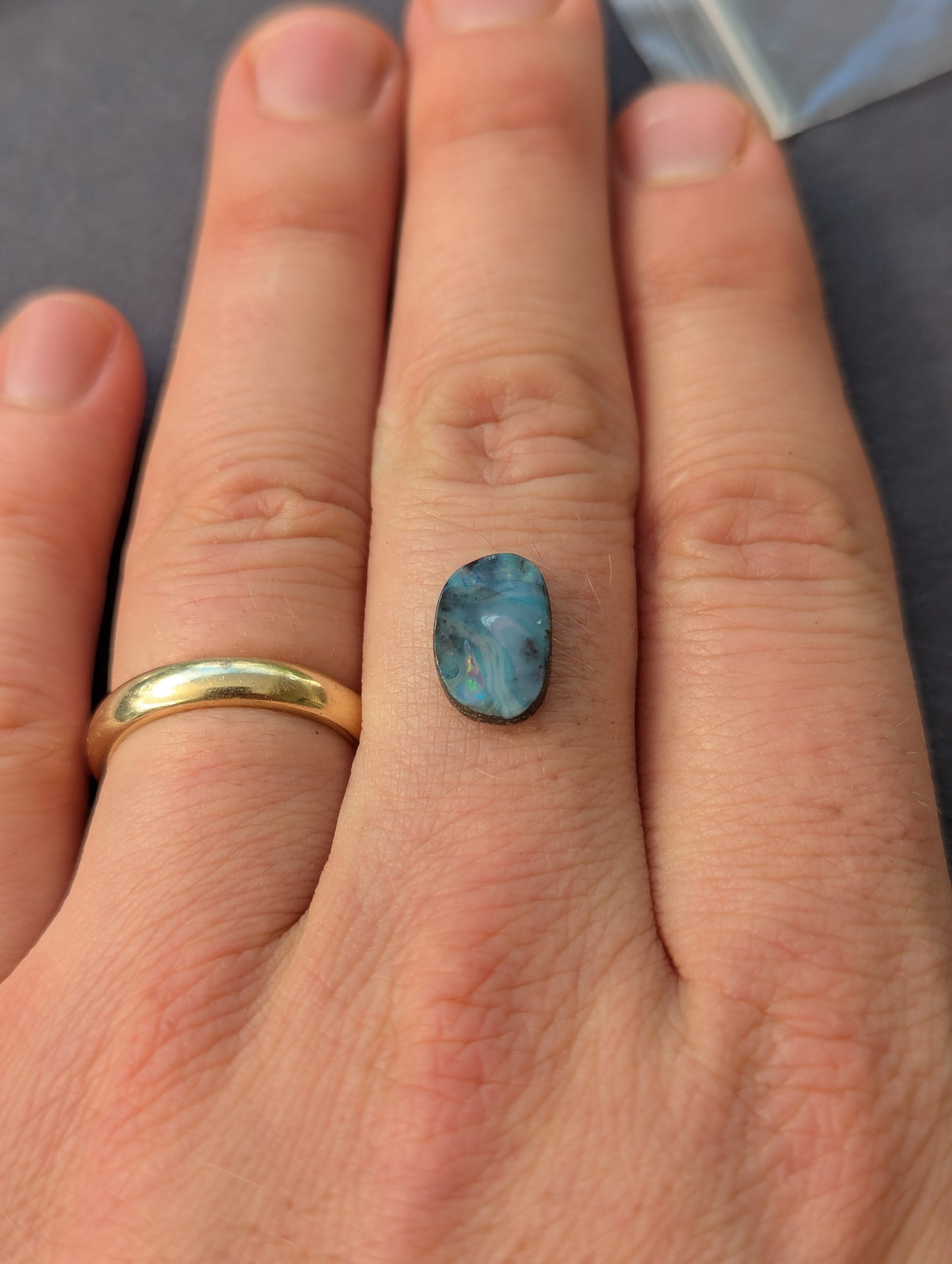 Australian Boulder Opal Polished Stone