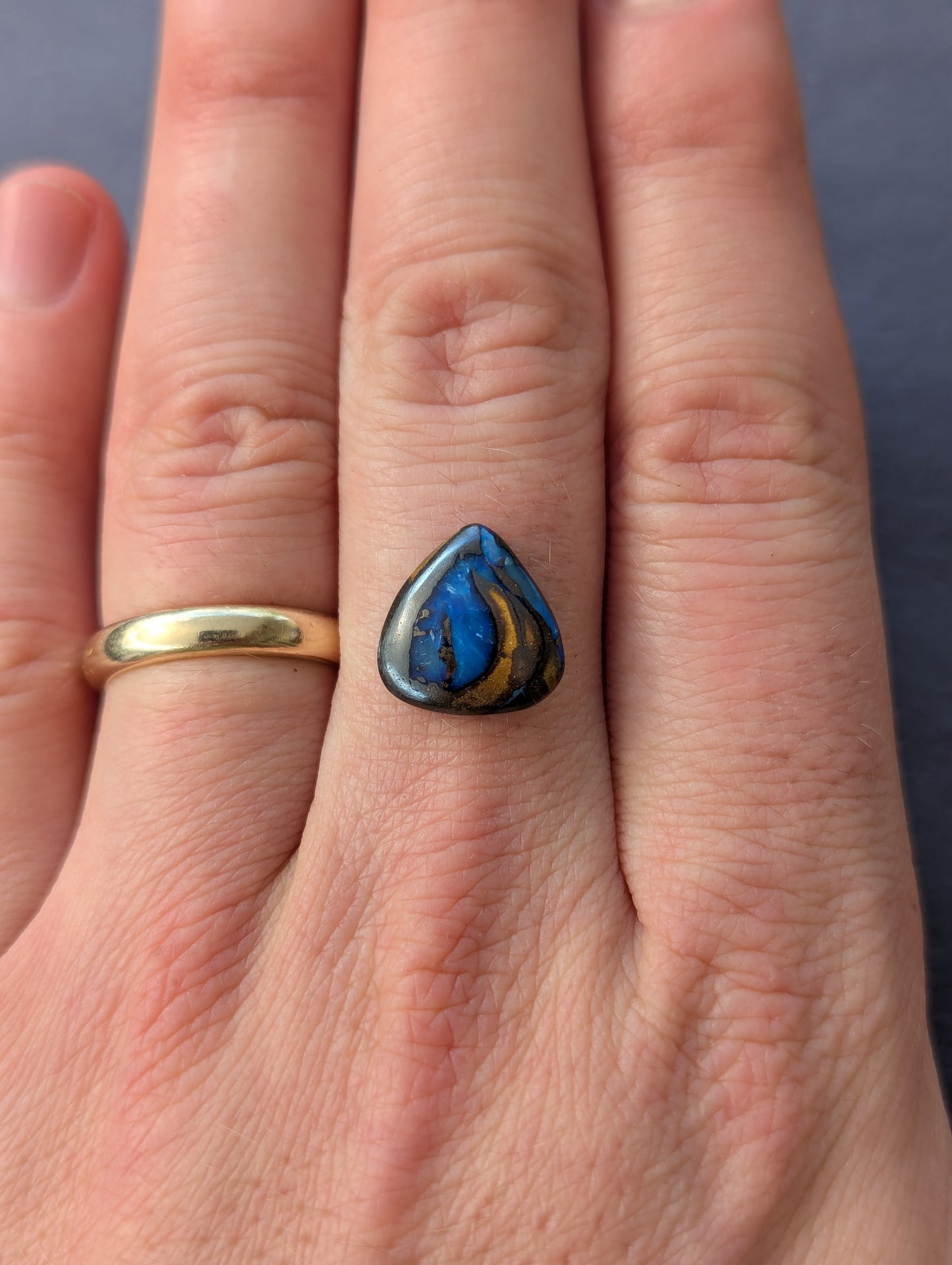 Australian Boulder Opal Polished Stone
