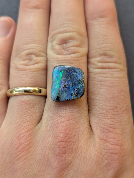 Australian Boulder Opal Polished Stone