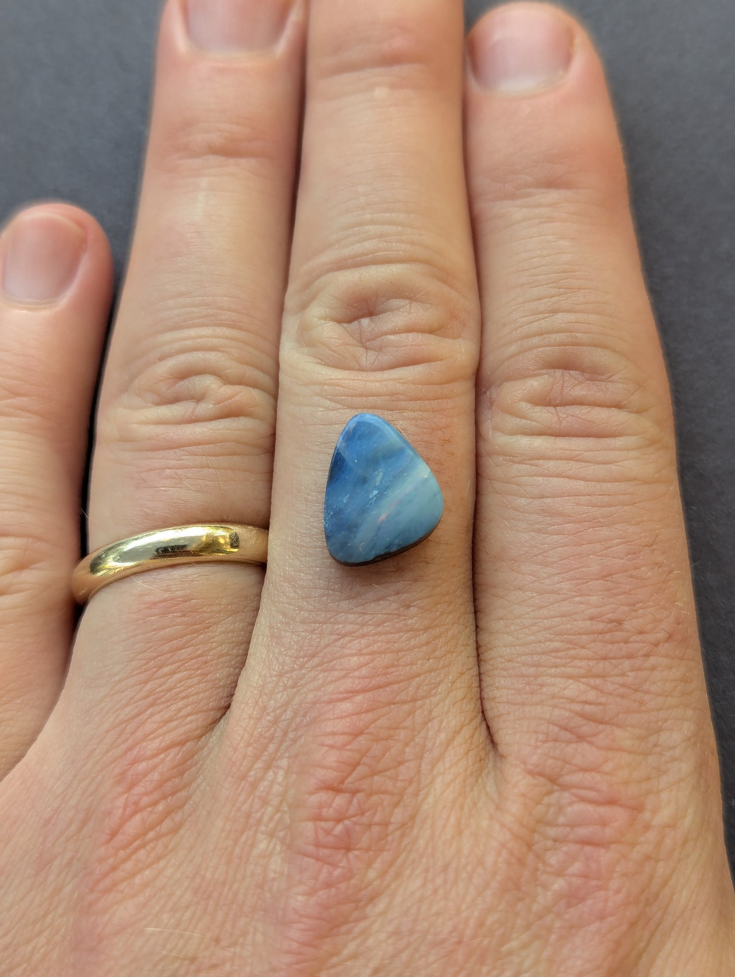 Australian Boulder Opal Polished Stone