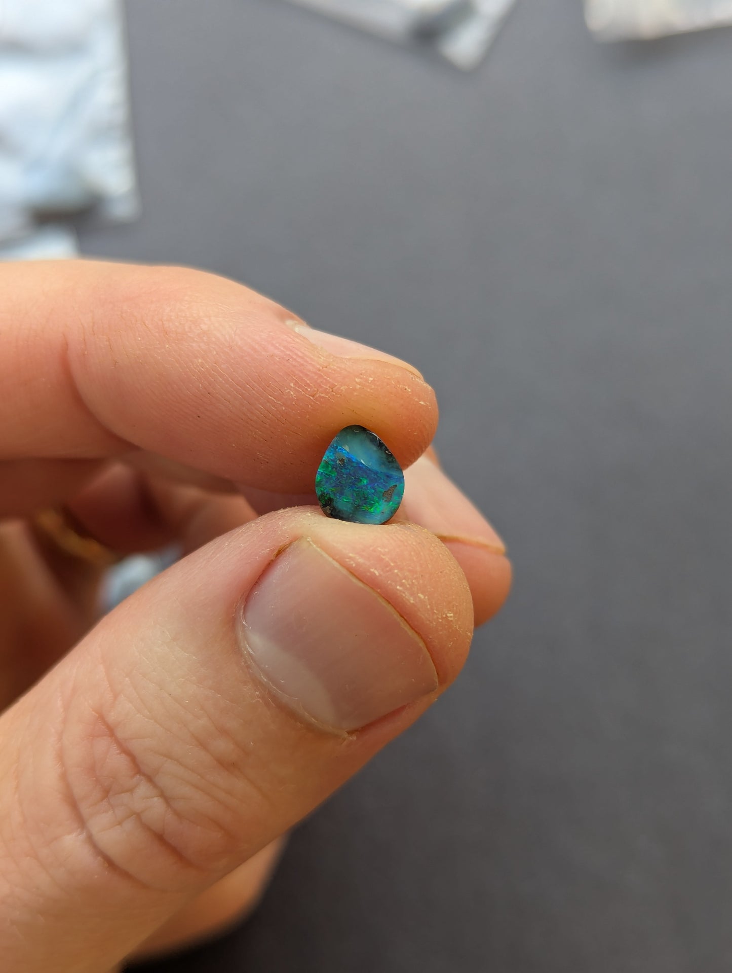 Australian Boulder Opal Polished Stone