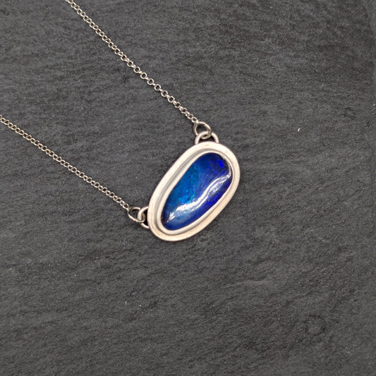 Australian Boulder Opal Necklace