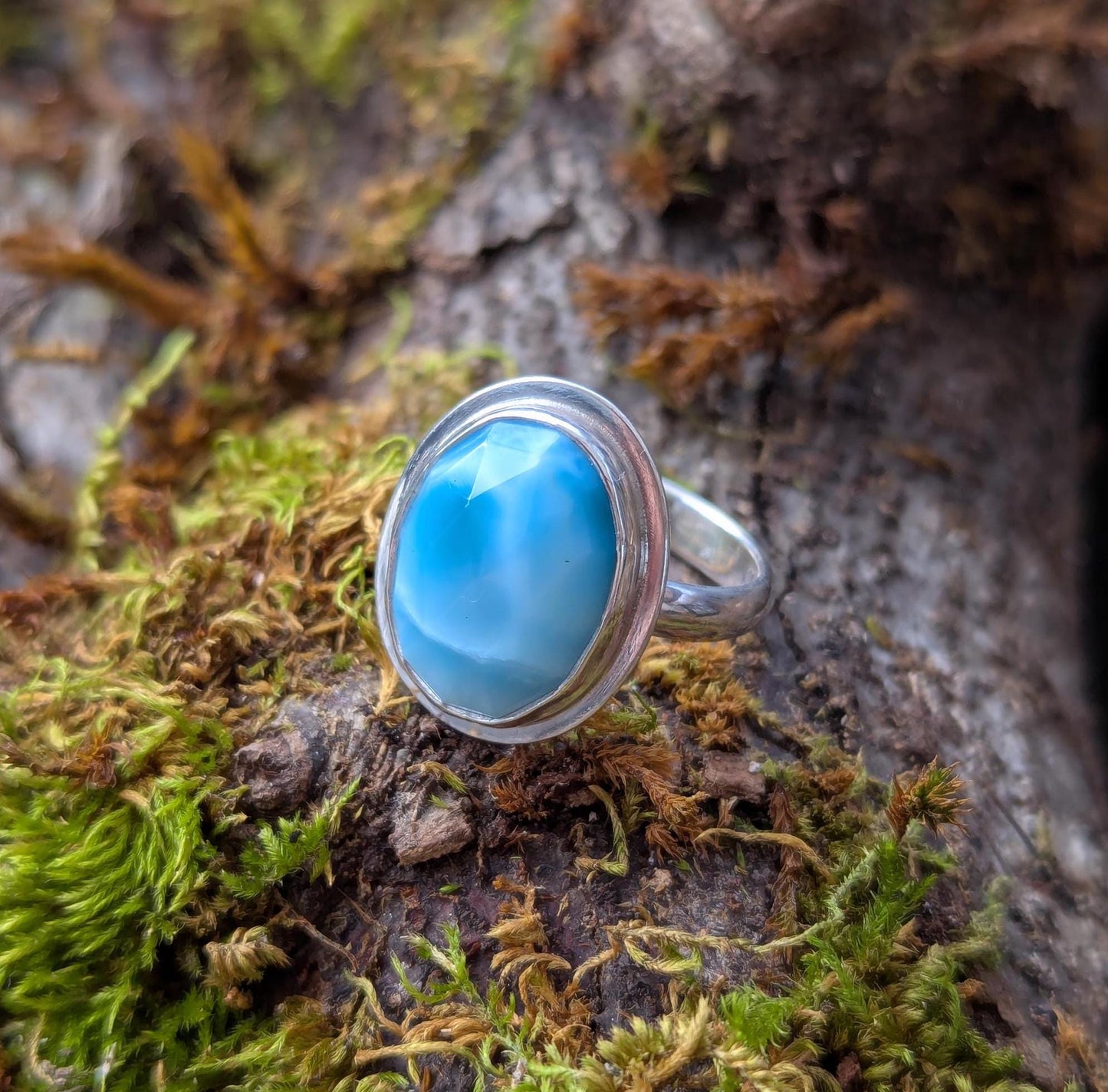 Larimar Ring - Size 7.5