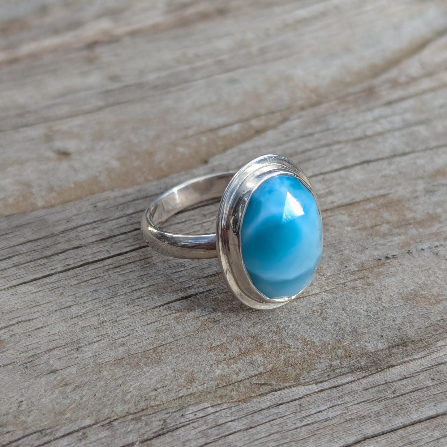 Larimar Ring - Size 7.5