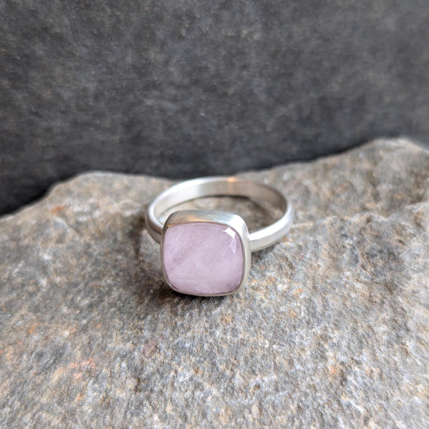 Pink Kunzite Ring - Size 6.75
