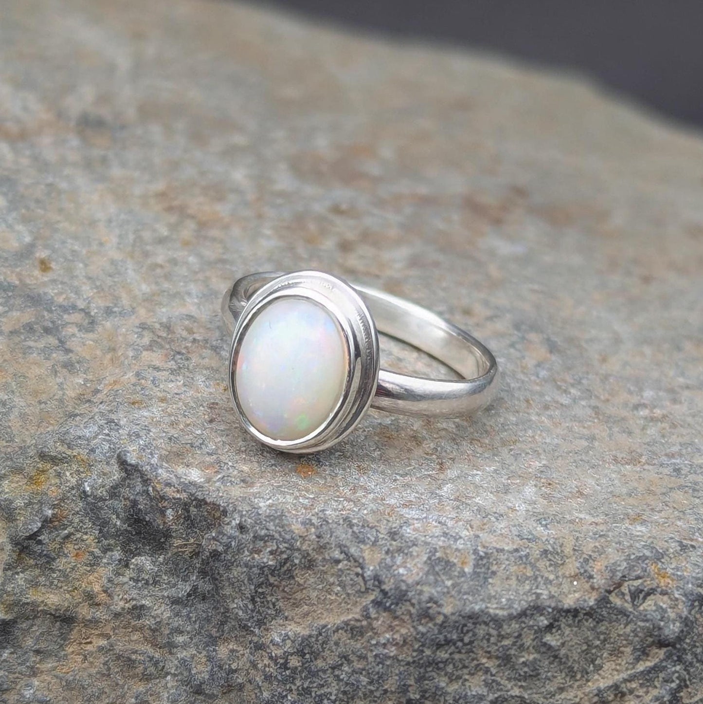 Australian Opal Ring - Size 5