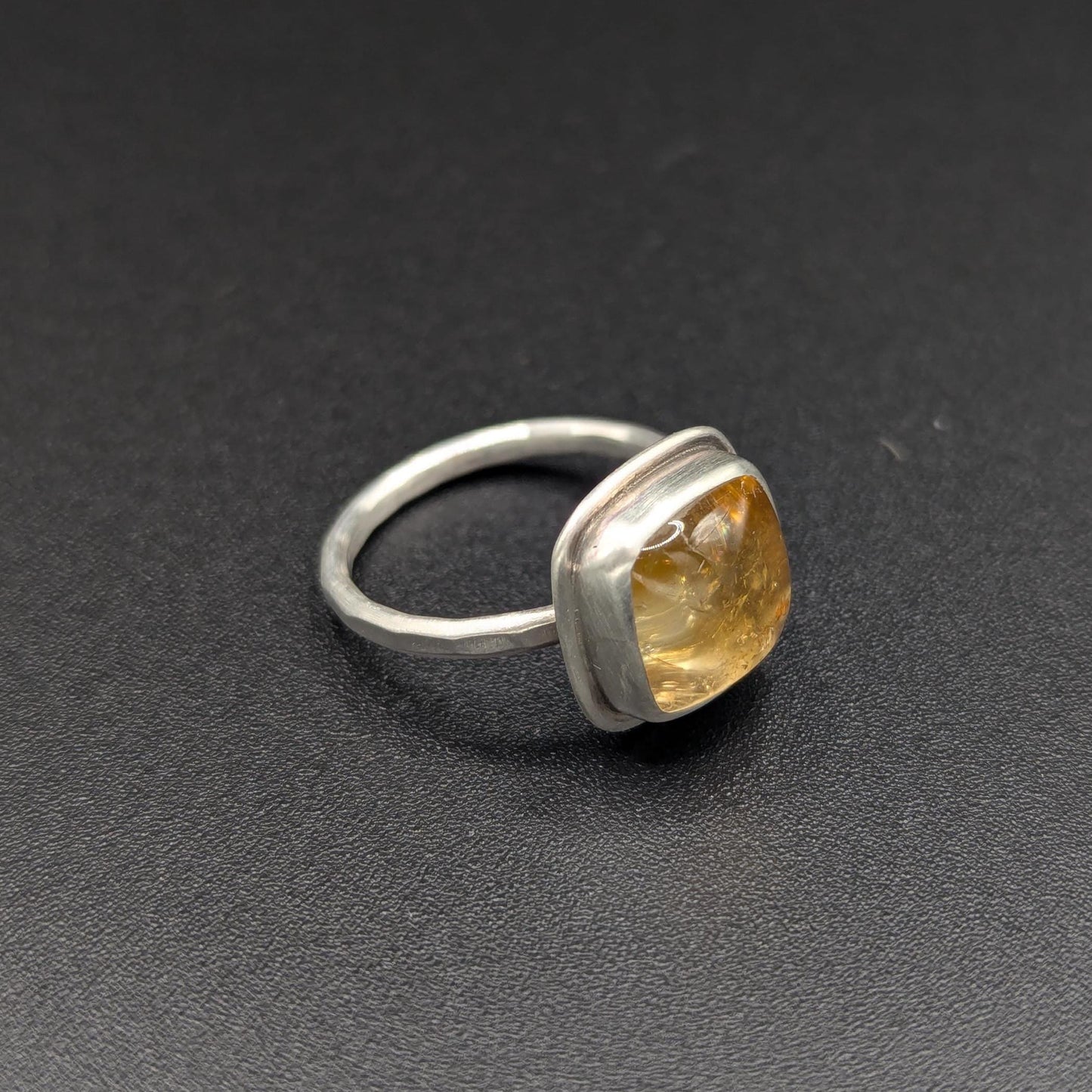 Citrine Cabochon Ring- Size 5.75