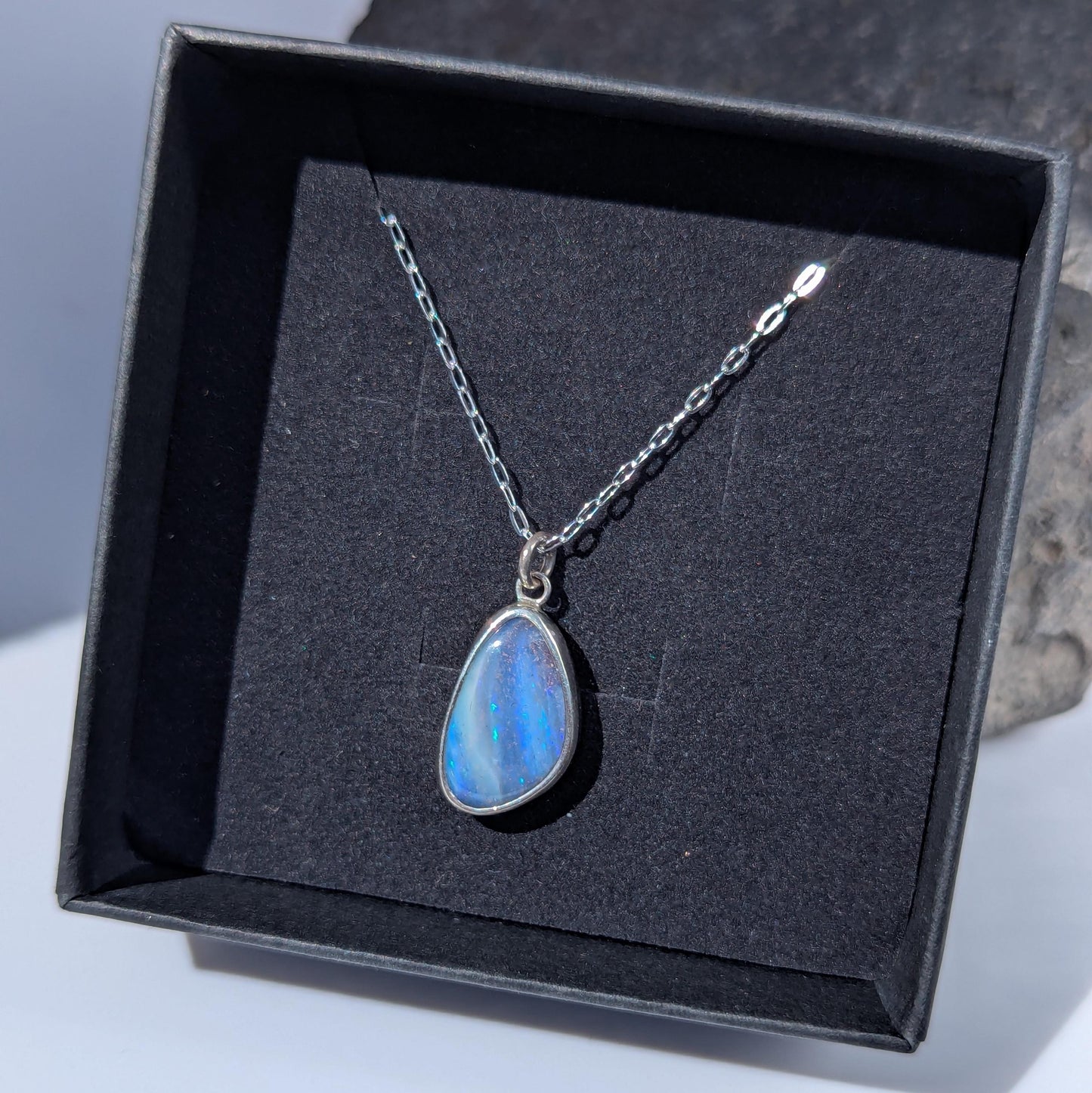 Australian Boulder Opal Necklace