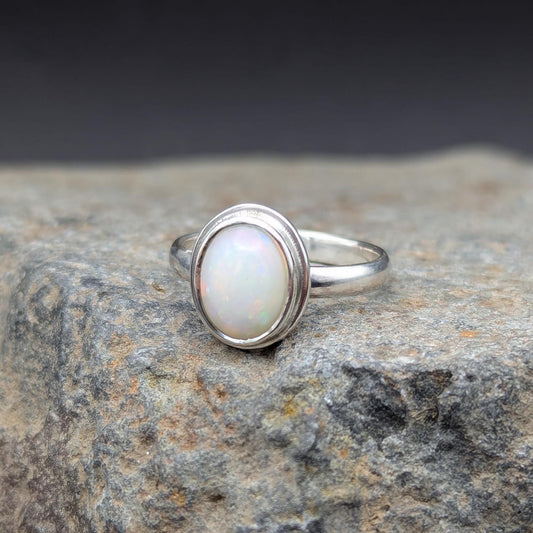 Australian Opal Ring - Size 5