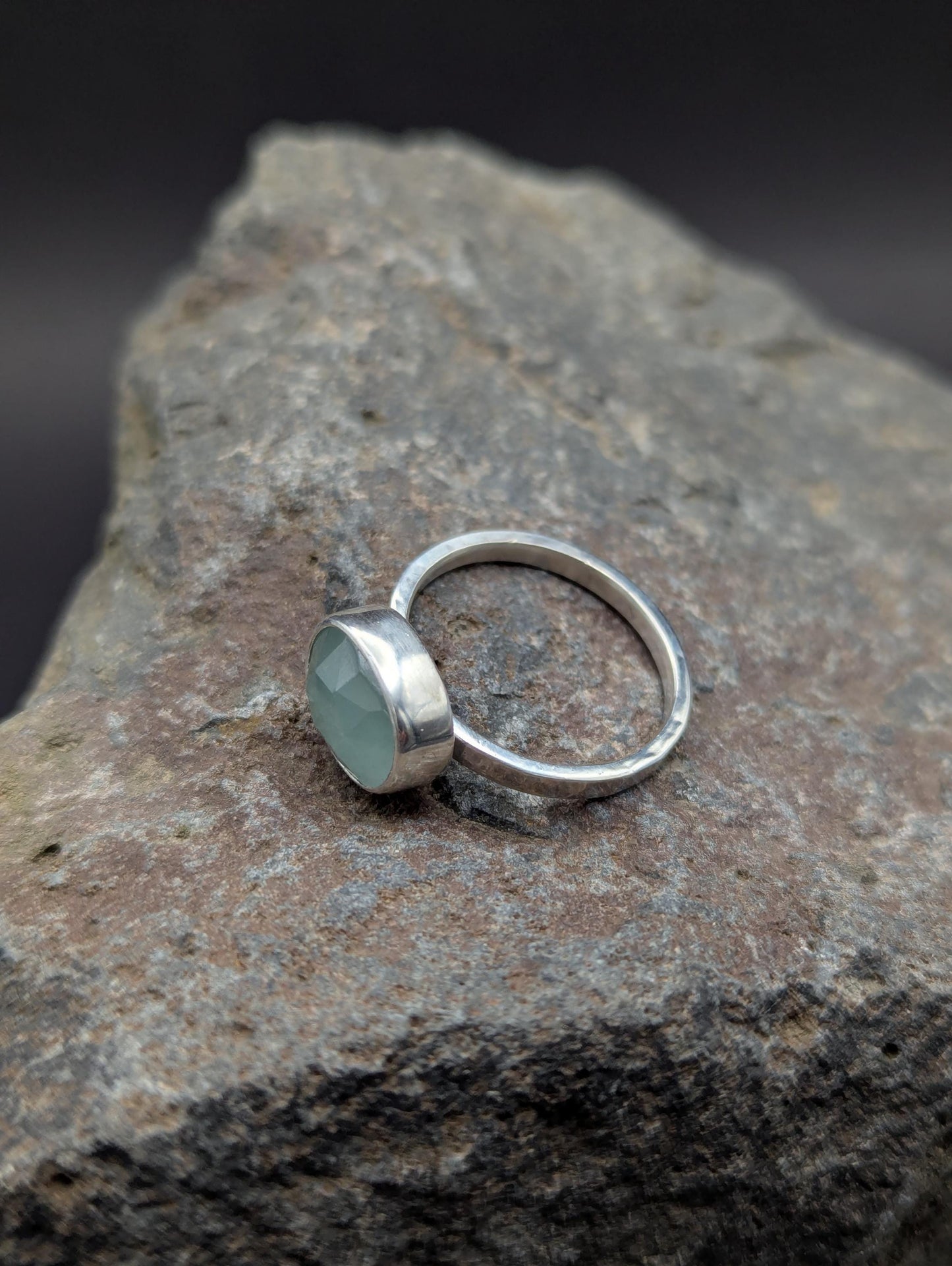 Aquamarine Ring - Size 8