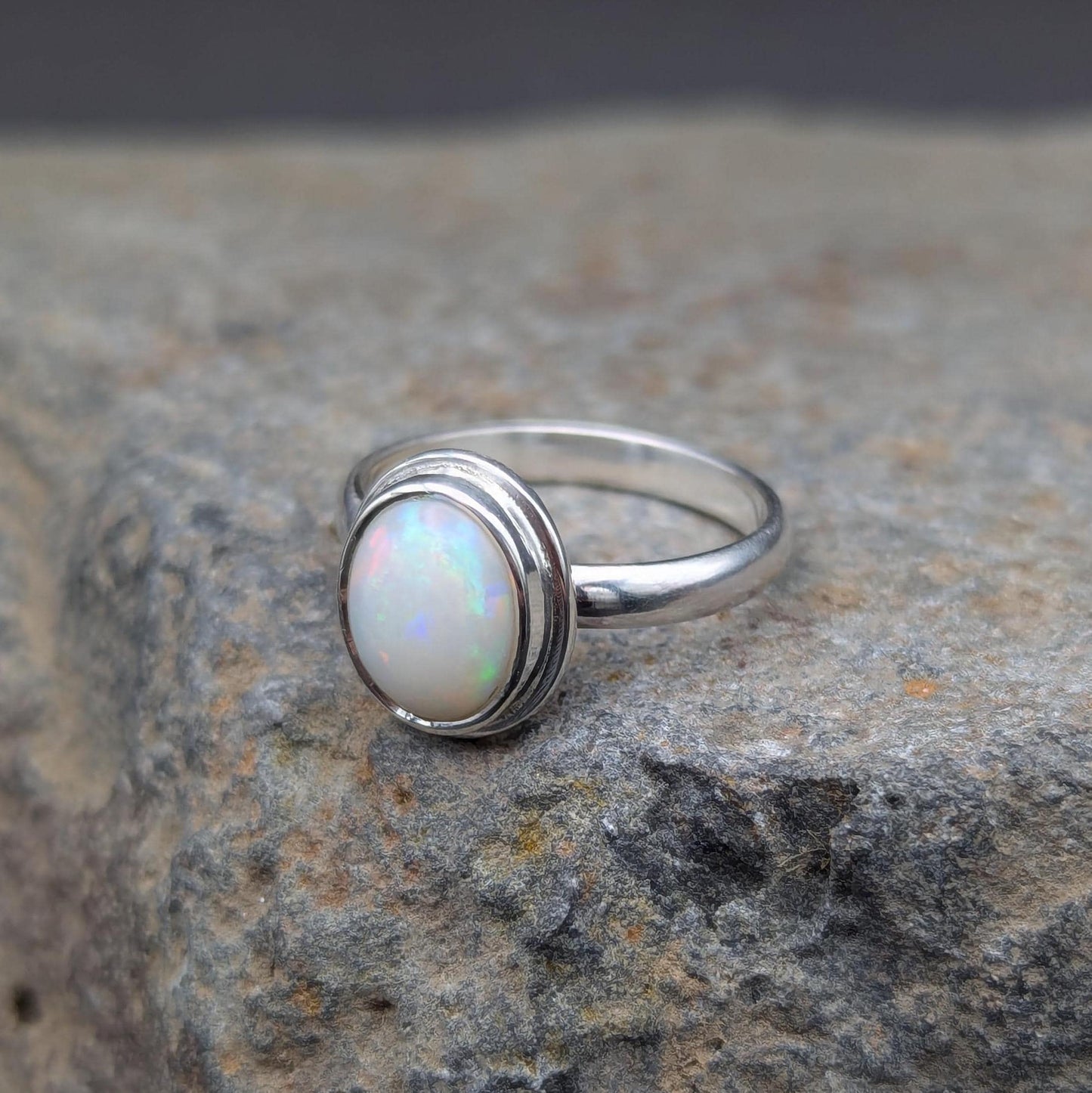 Australian Opal Ring - Size 5